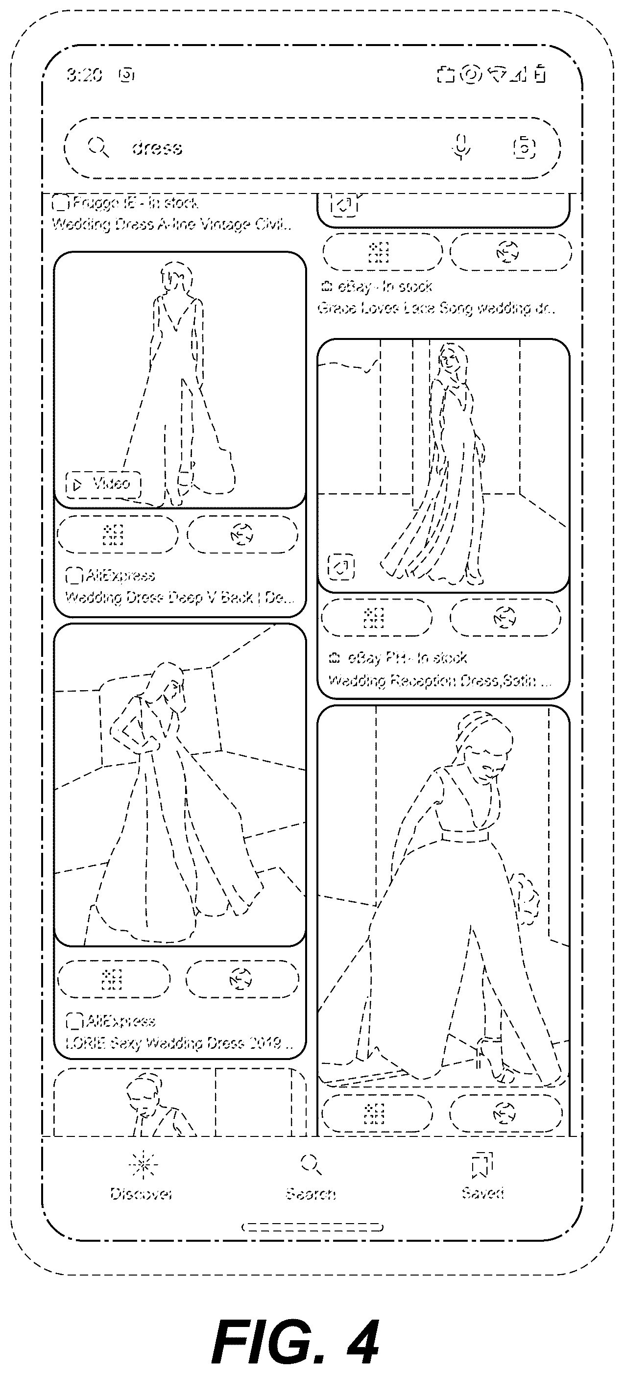 Patent USD1125191 Figure 4 – Display screen with transitional graphical user interface