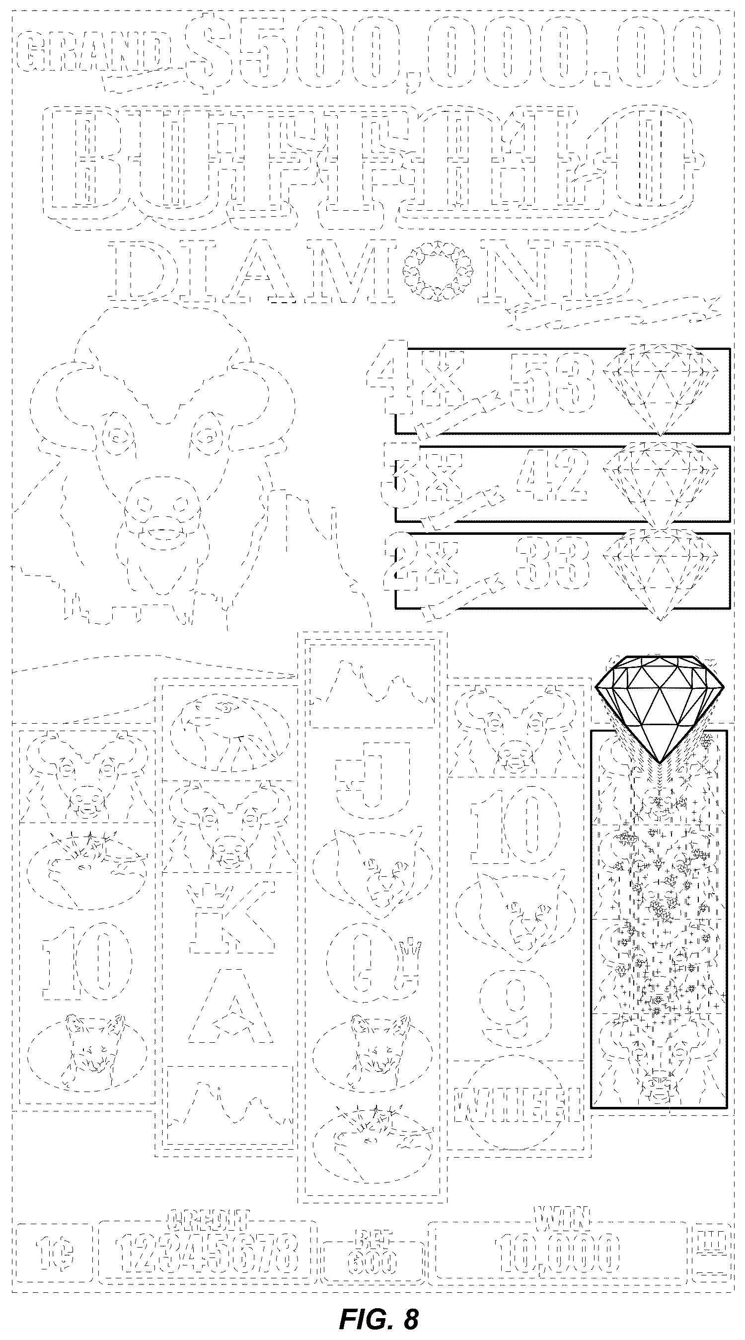 Patent USD1125192 Figure 8 – Display screen or portion thereof with transitional graphical user interface
