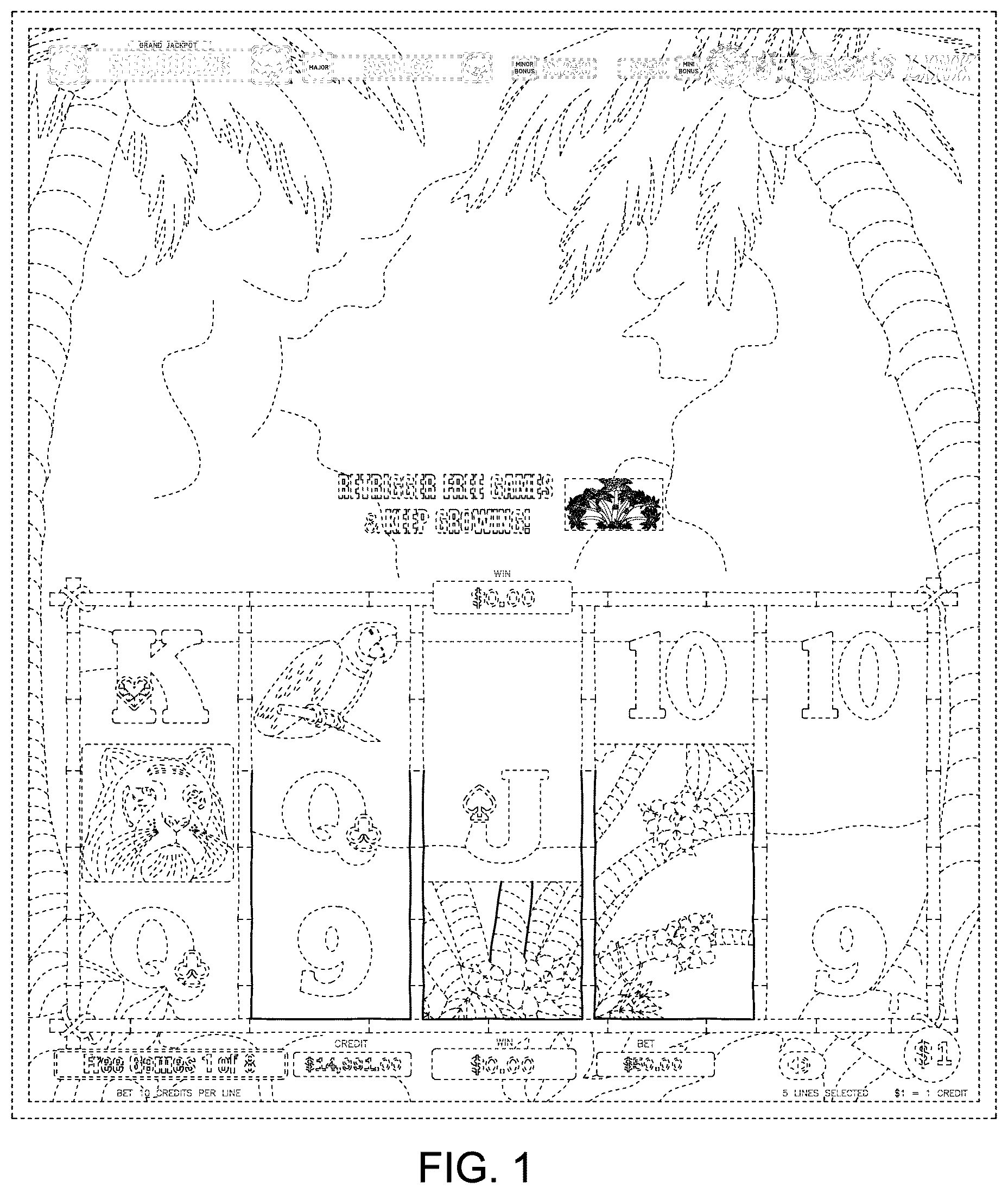 Patent USD1125201 Figure 1 – Display screen or a portion thereof with a graphical user interface