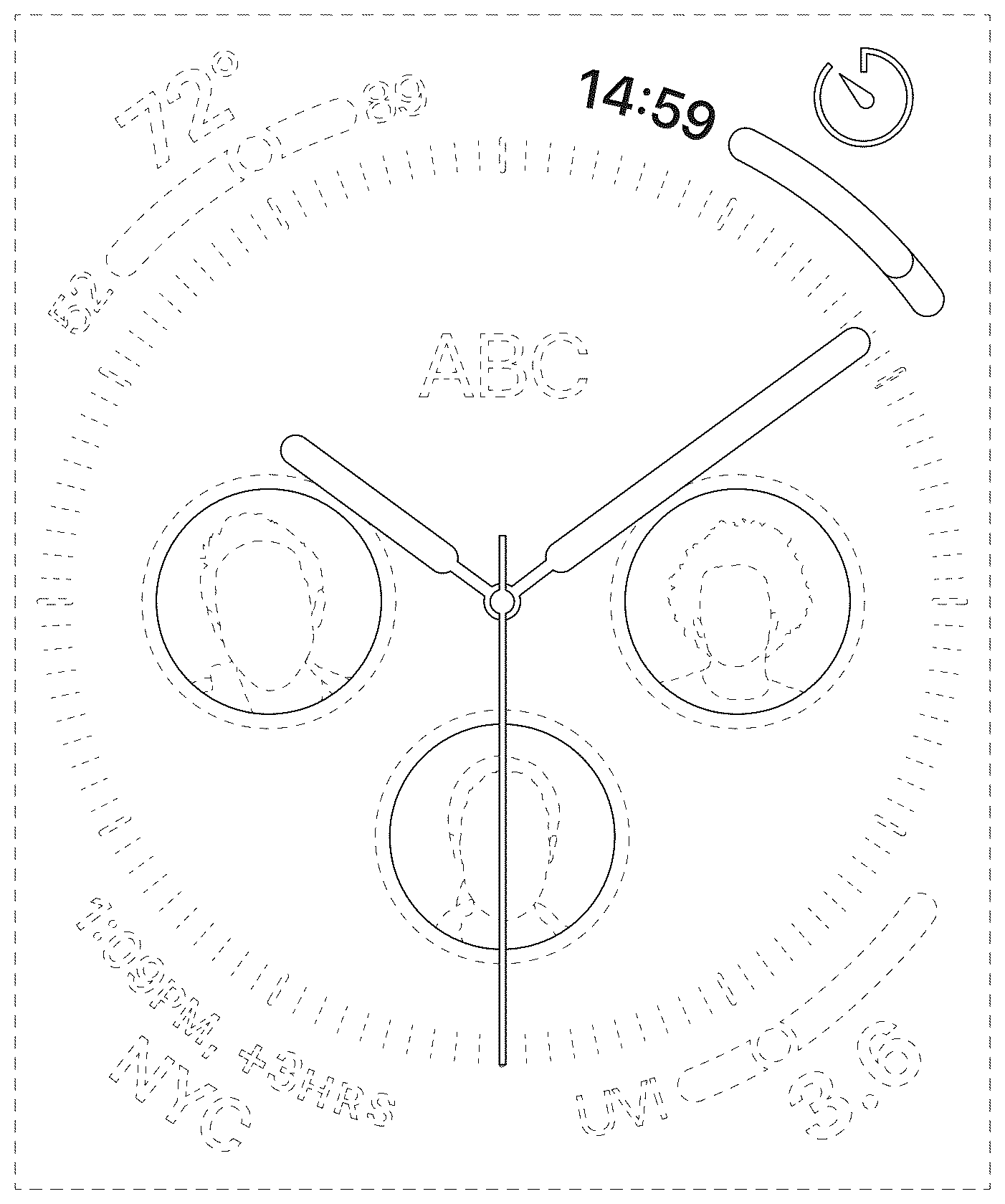 Patent USD1125214 Figure 1 – Display screen or portion thereof with graphical user interface