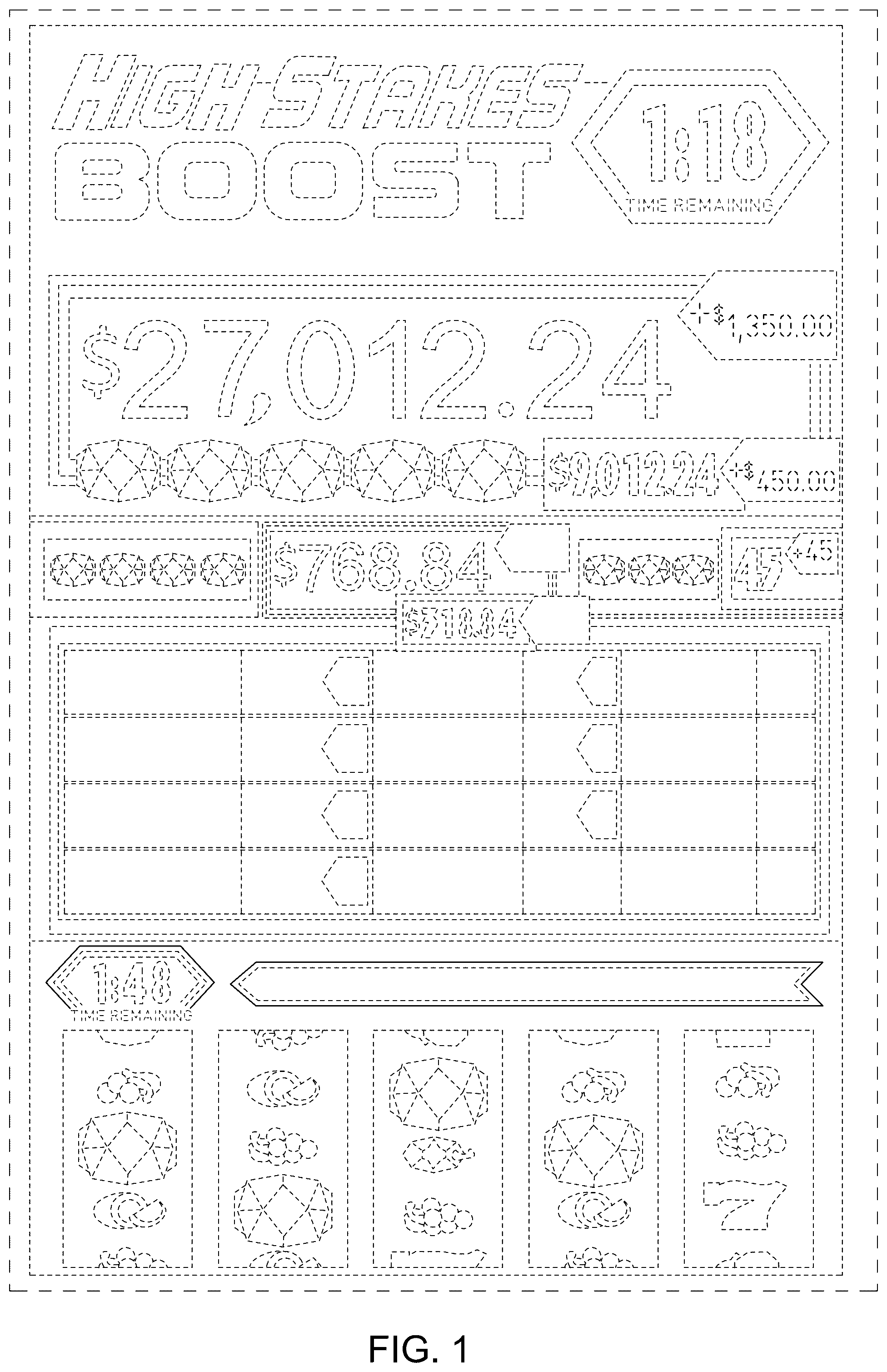 Patent USD1125222 — Display screen or a portion thereof with a transitional graphical user interface — Figure 1