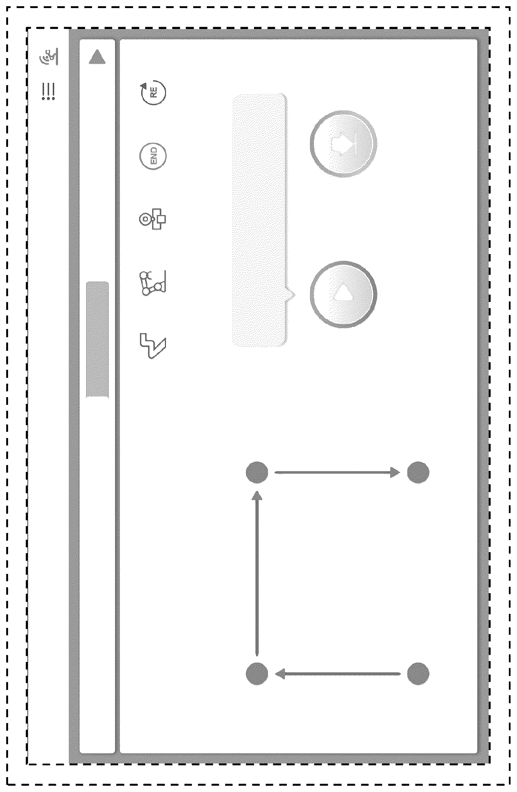 Patent USD1125223 — Display panel with graphical user interface — Figure 1
