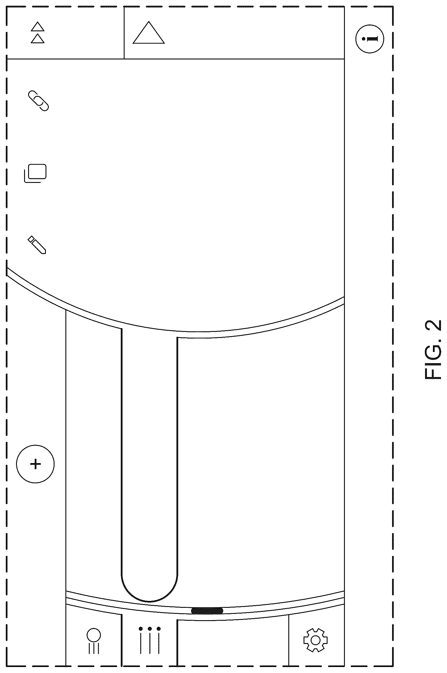 Patent USD1125243 Figure 2 – Display panel or portion thereof with a transitional graphical user interface