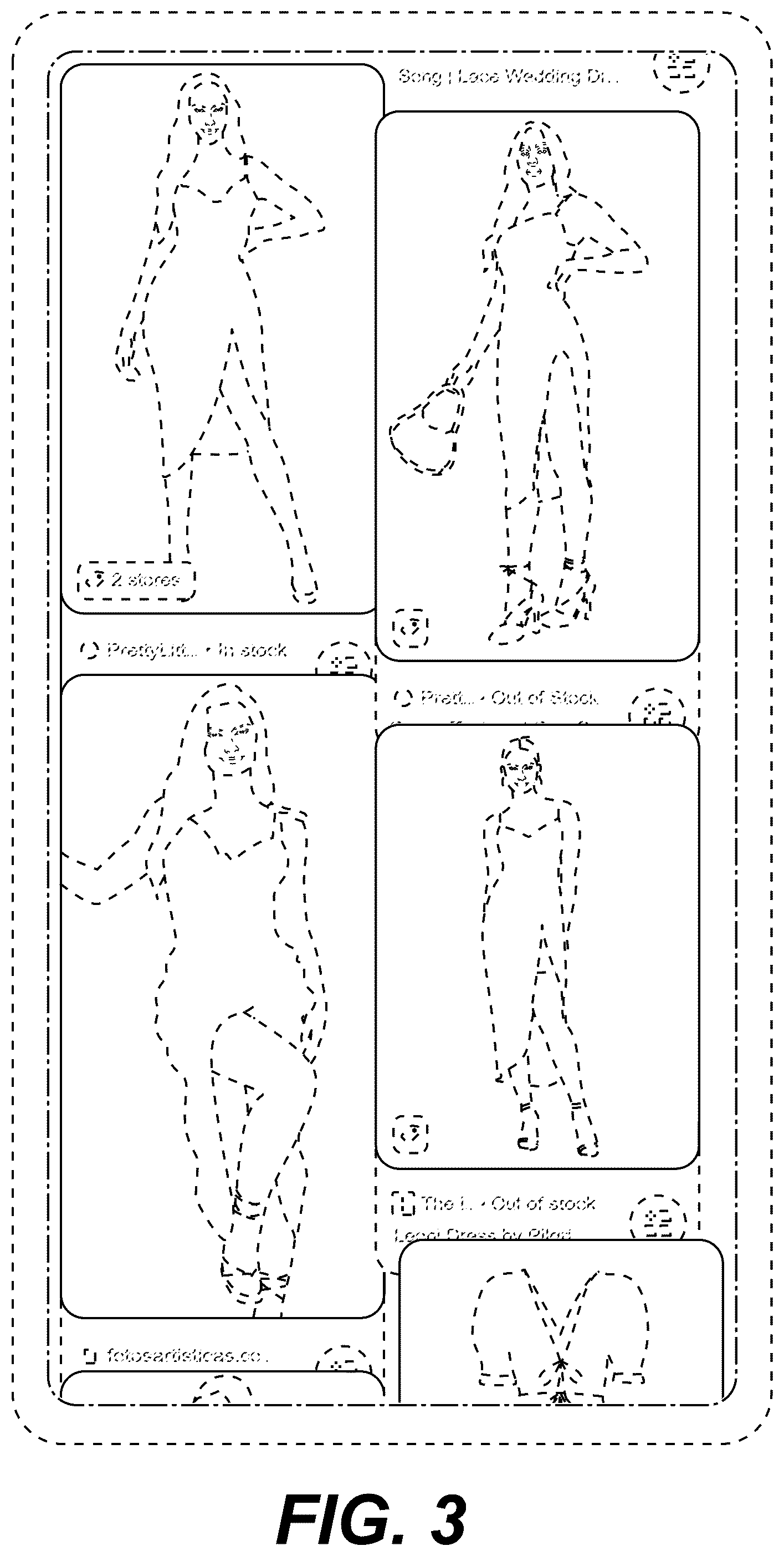 Patent USD1125255 Figure 3 – Display screen with transitional graphical user interface