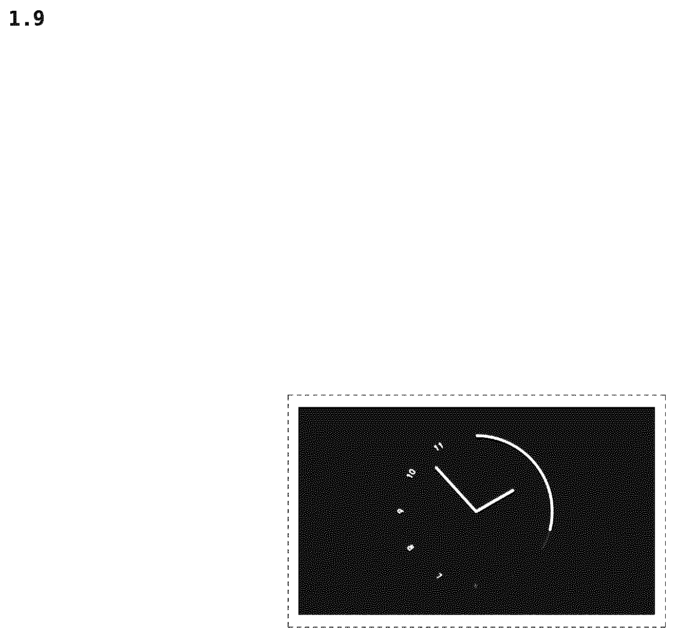 Patent USD1125263 Figure 9 – Display panel with animated graphical user interface