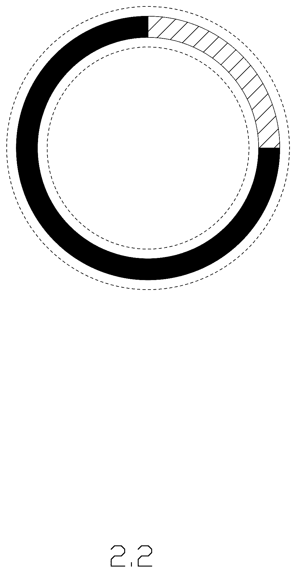 Patent USD1125266 Figure 2 – Display screen with animated graphical user interface for displaying tooth brushing progress of electric toothbrush