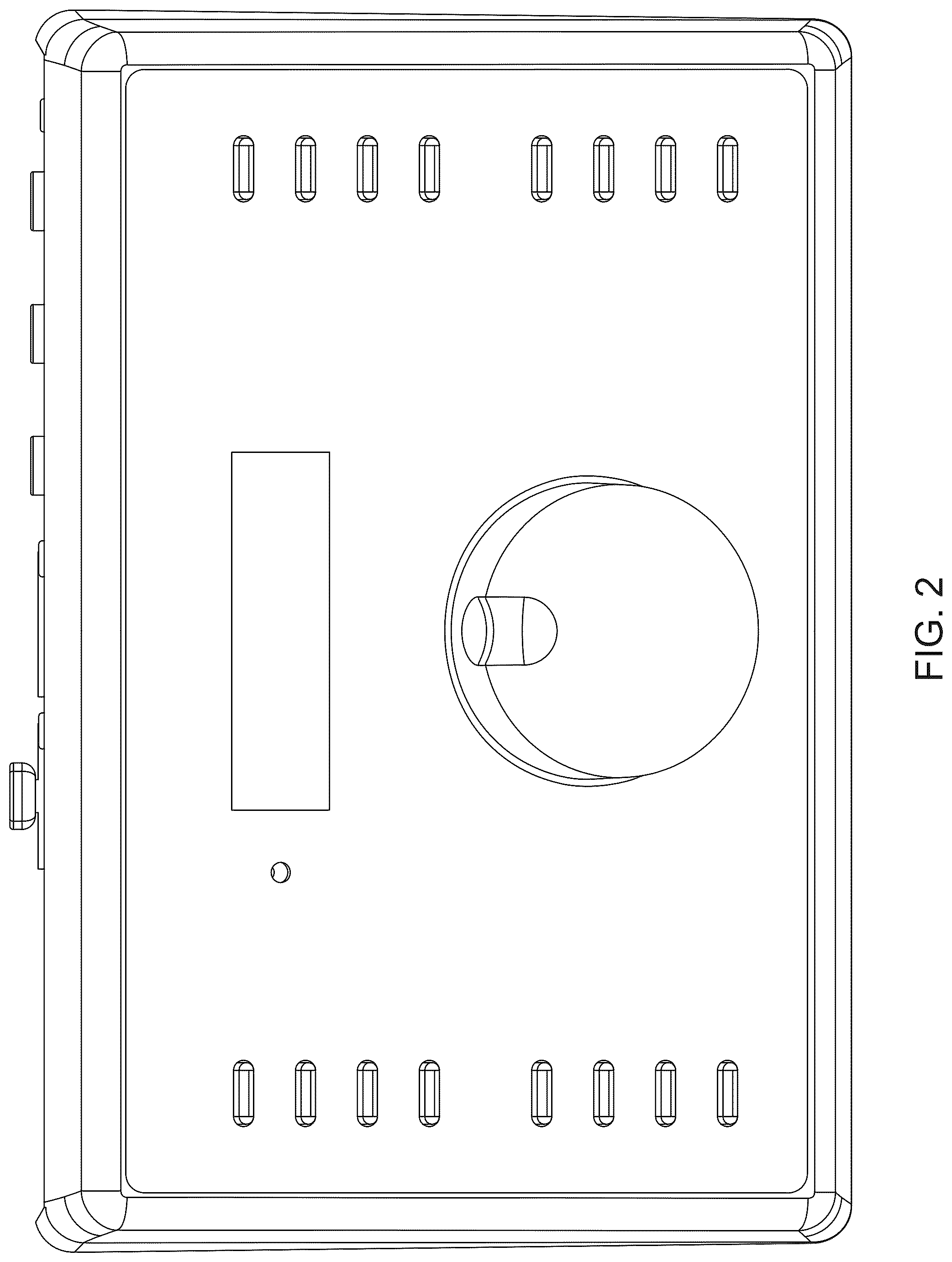 Patent USD1125271 Figure 2 – Audio equipment controller