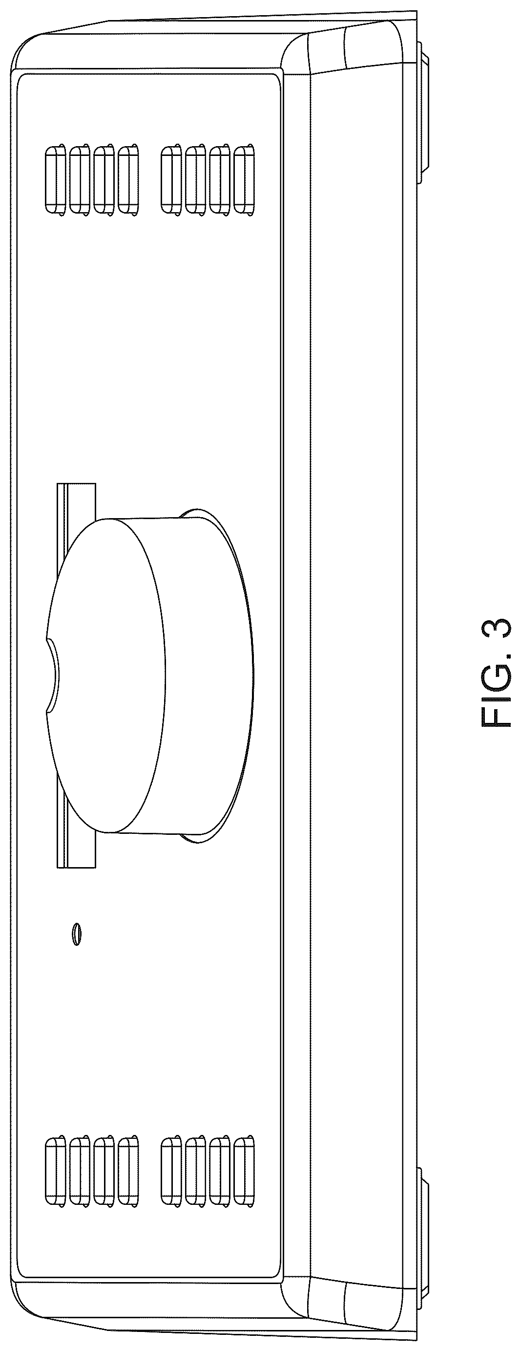 Patent USD1125271 Figure 3 – Audio equipment controller