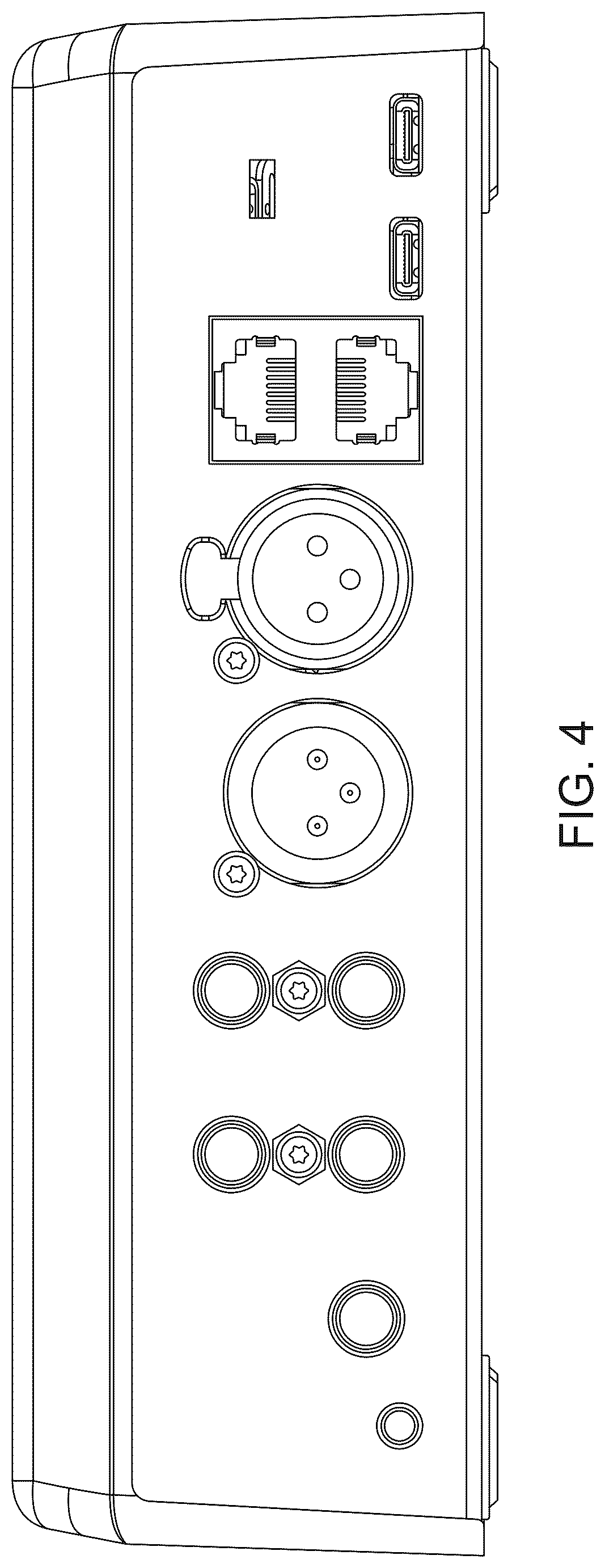 Patent USD1125271 Figure 4 – Audio equipment controller