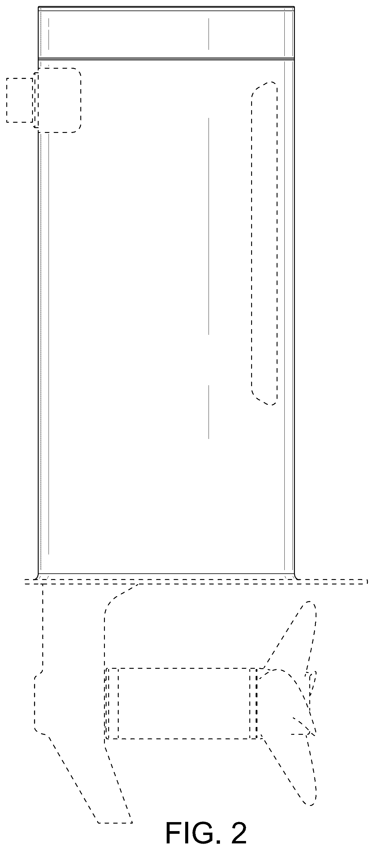 Patent USD1125273 Figure 2 – Outboard motor