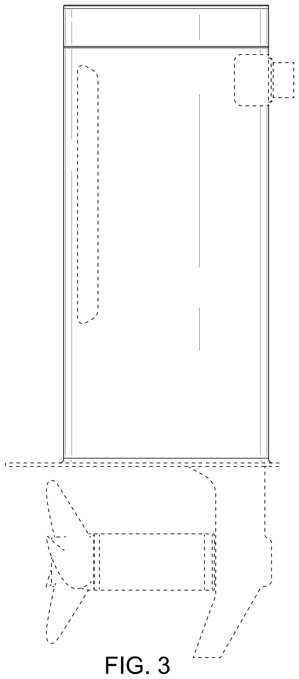 Patent USD1125273 Figure 3 – Outboard motor