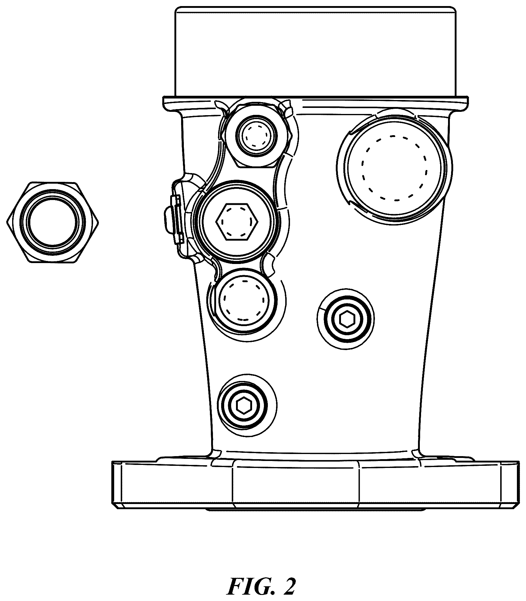 Patent USD1125274 Figure 2 – Turbocharger inlet pipe