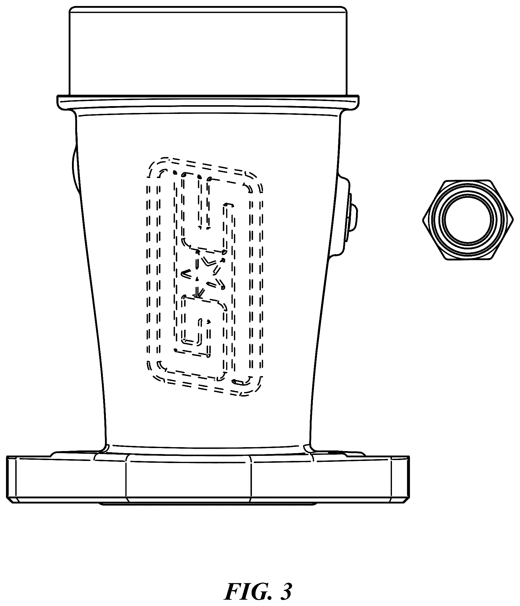 Patent USD1125274 Figure 3 – Turbocharger inlet pipe