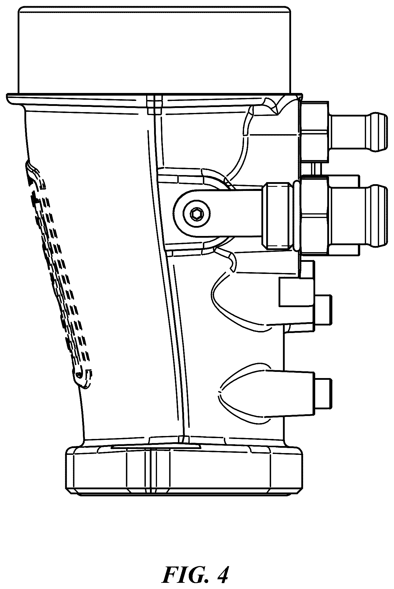 Patent USD1125274 Figure 4 – Turbocharger inlet pipe