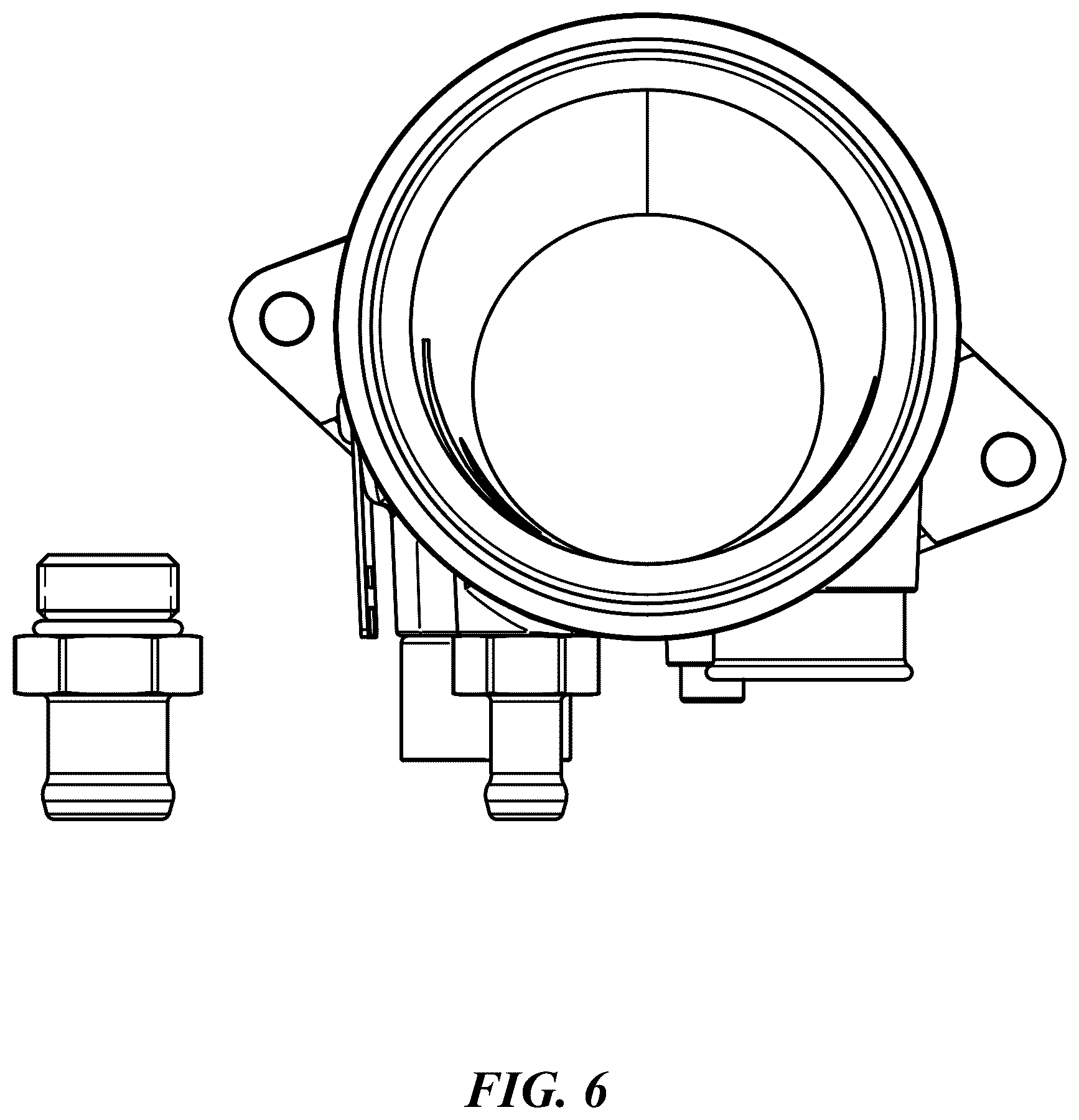 Patent USD1125274 Figure 6 – Turbocharger inlet pipe