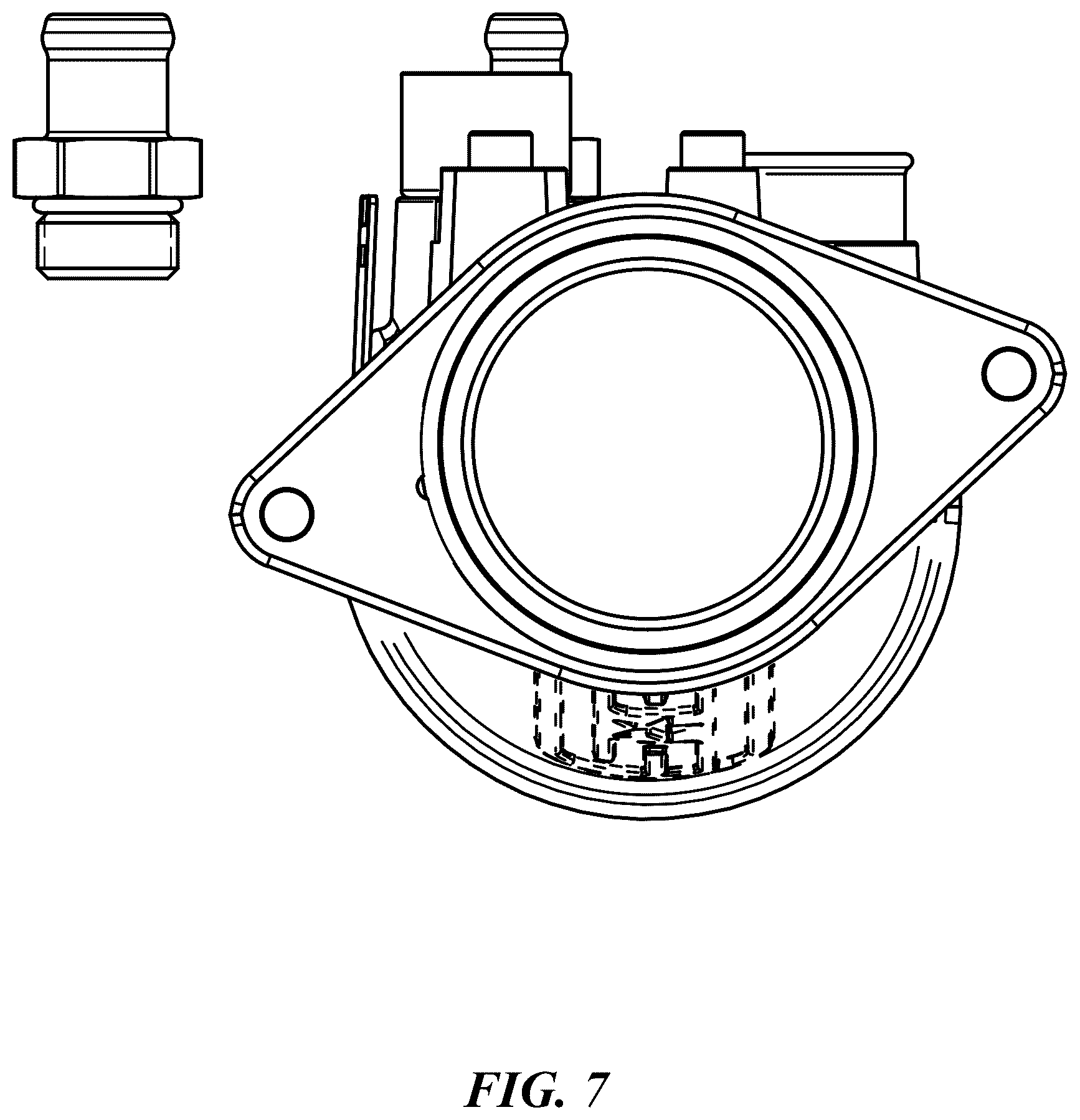 Patent USD1125274 Figure 7 – Turbocharger inlet pipe