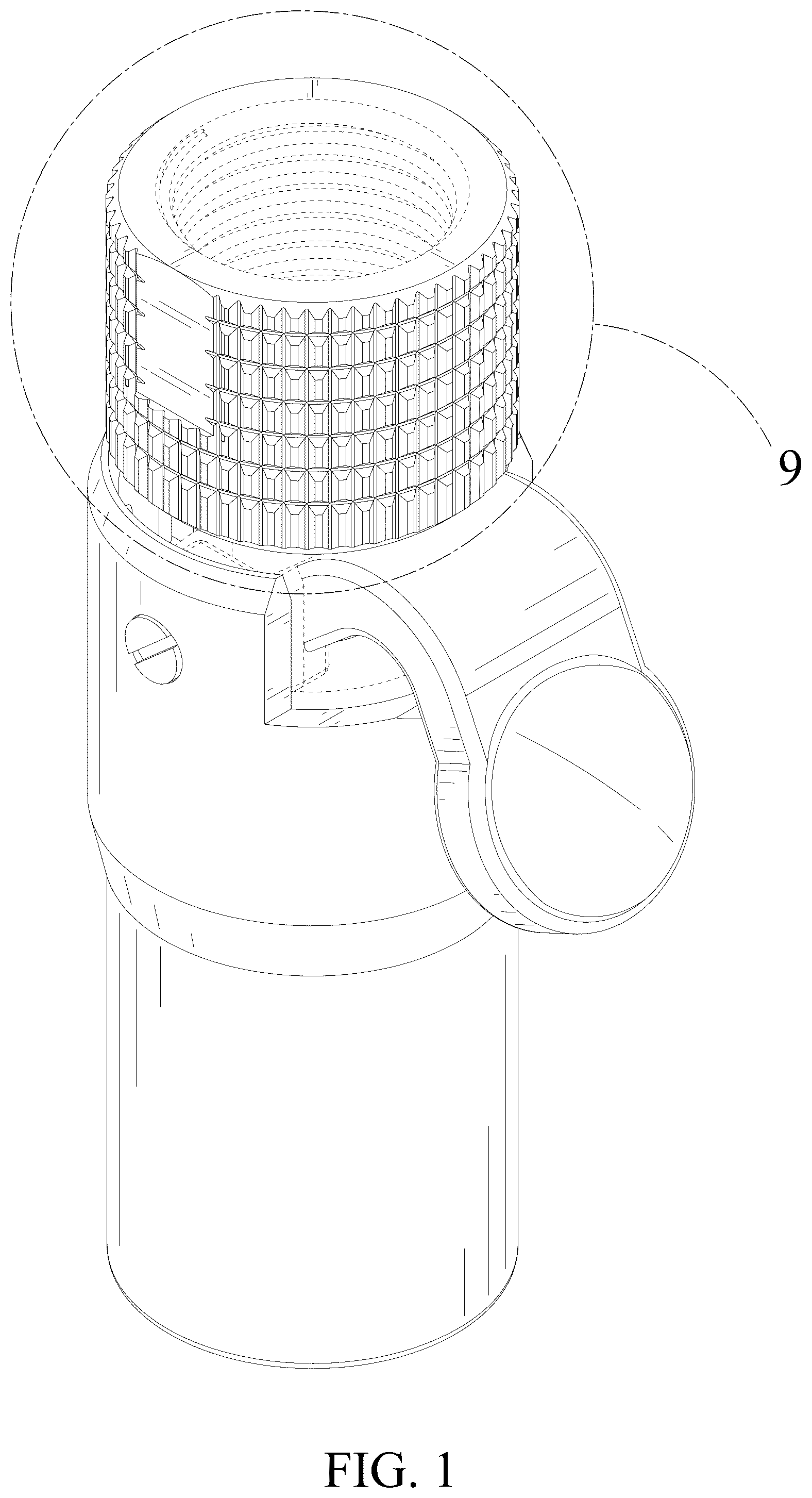 Patent USD1125279 — Air chuck — Figure 1