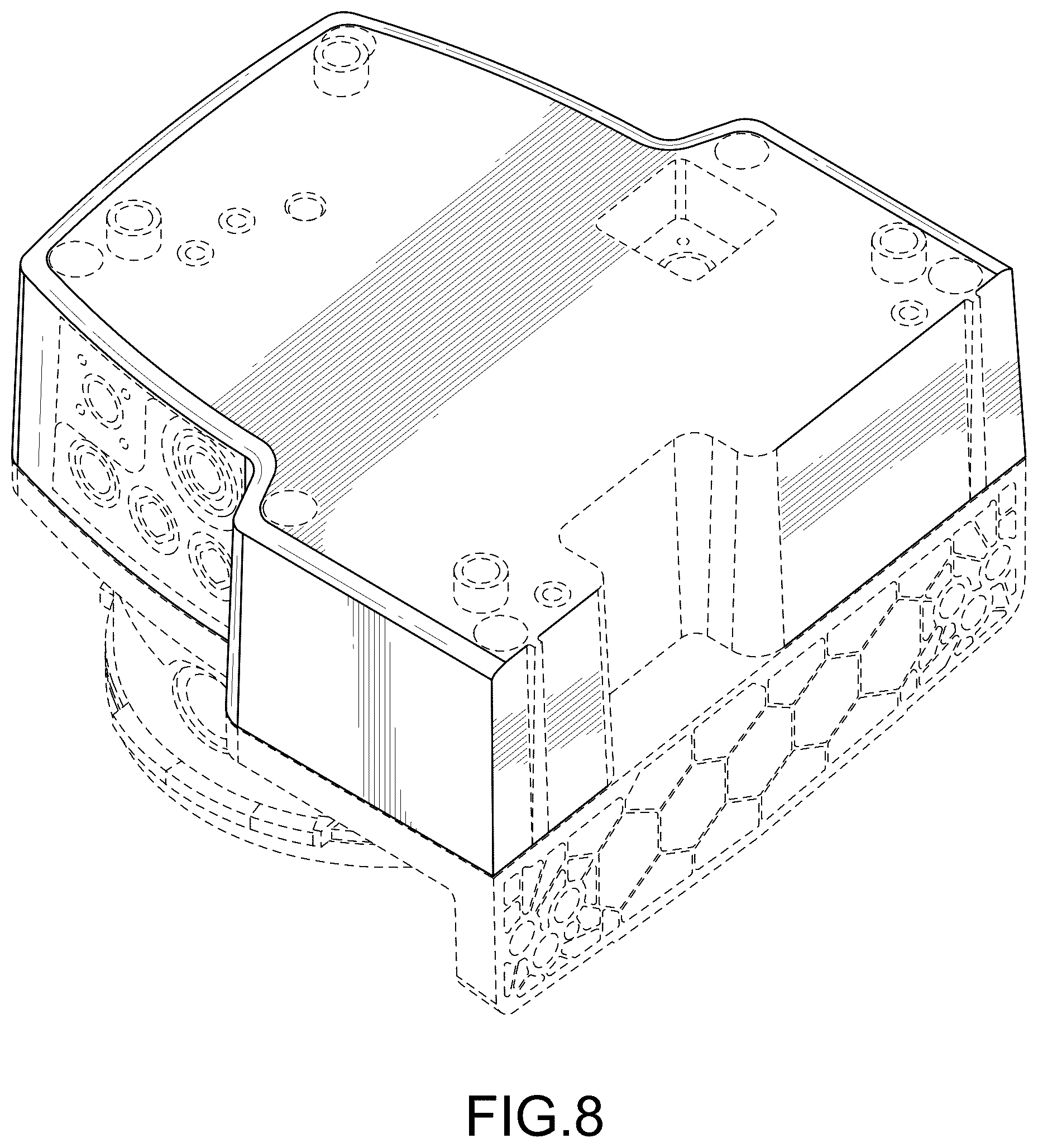 Patent USD1125281 Figure 8 – Electric module for lubricant pump