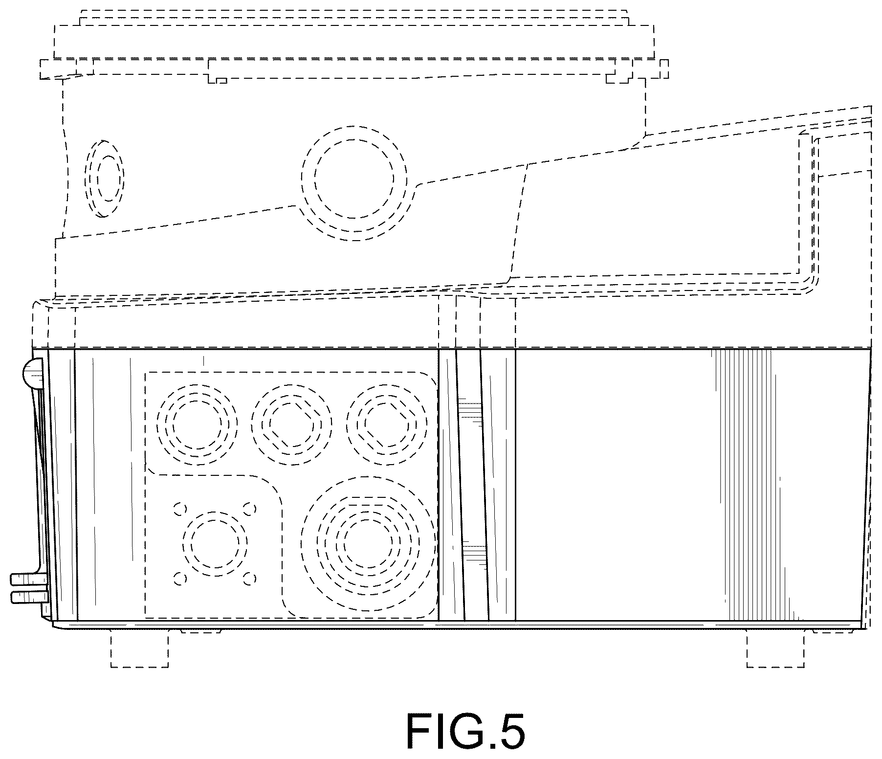 Patent USD1125282 Figure 5 – Electric module for lubricant pump