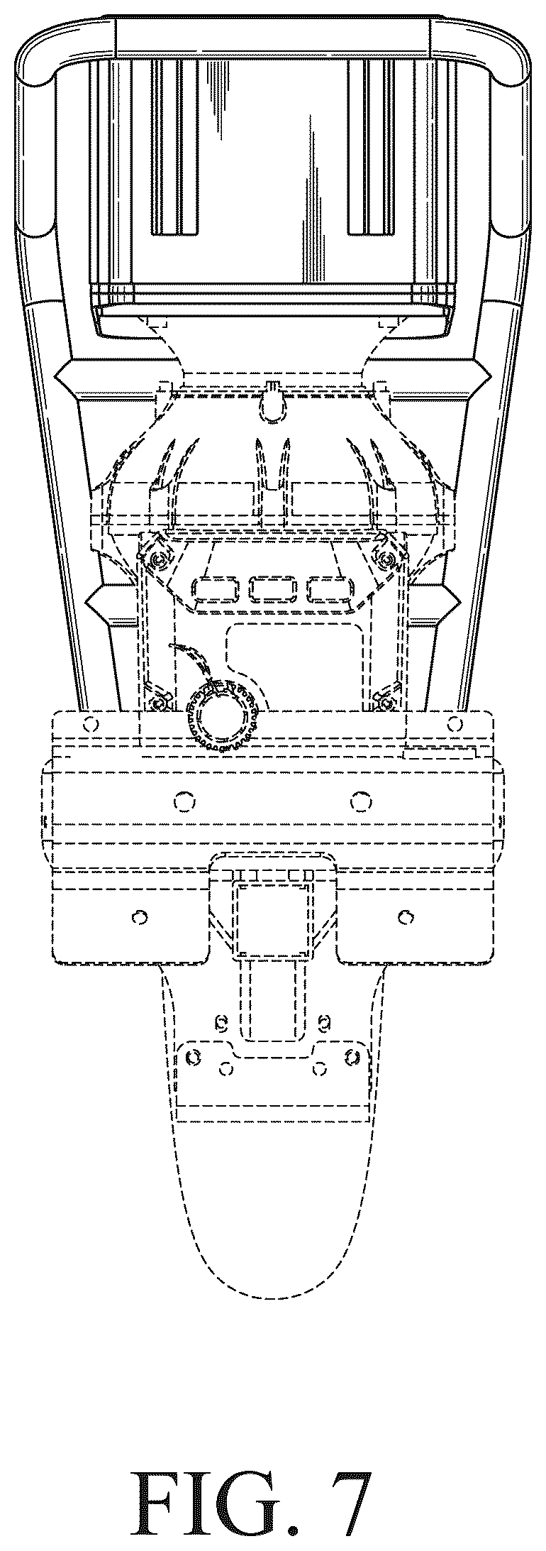 Patent USD1125285 Figure 7 – Zero-turn air box