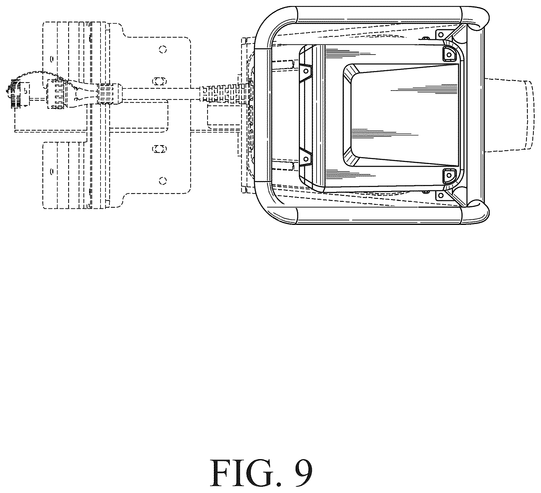 Patent USD1125285 Figure 9 – Zero-turn air box