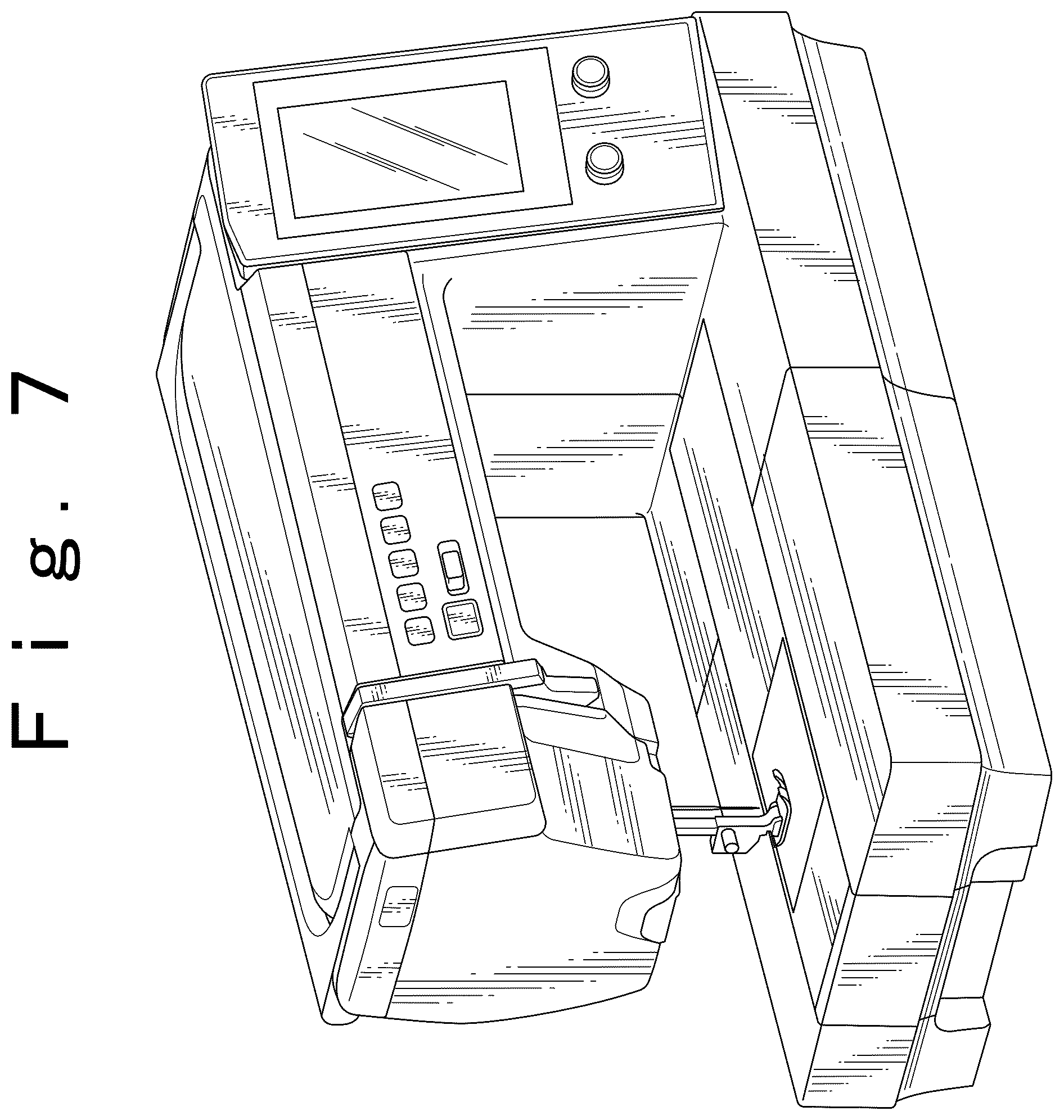 Patent USD1125288 Figure 7 – Sewing machine