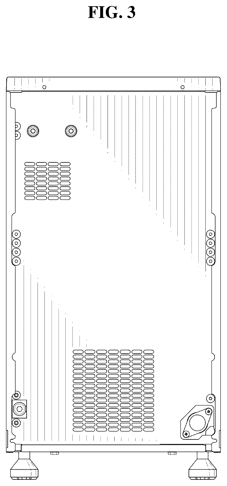 Patent USD1125289 Figure 3 – Ice maker