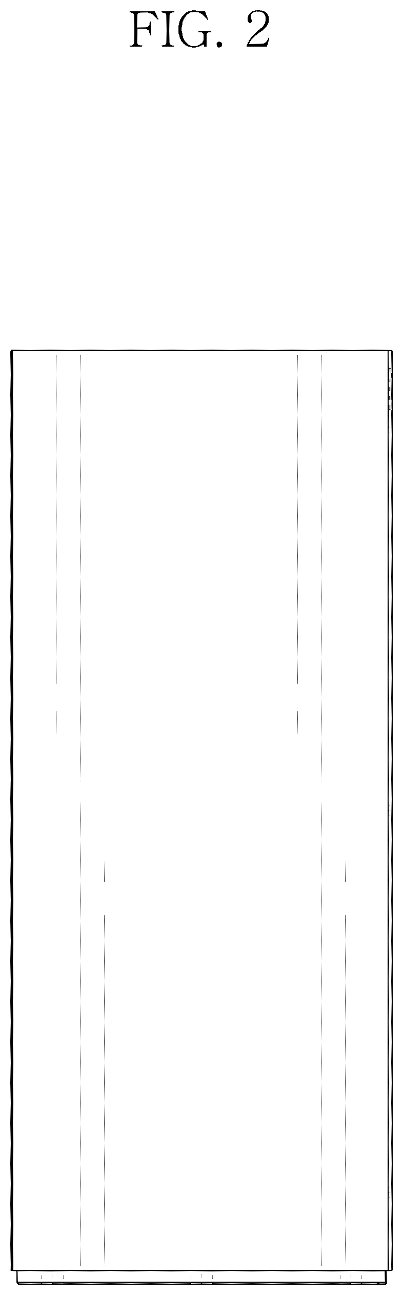 Patent USD1125290 Figure 2 – Refrigerator
