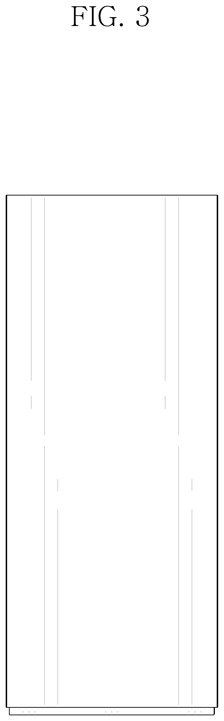Patent USD1125290 Figure 3 – Refrigerator