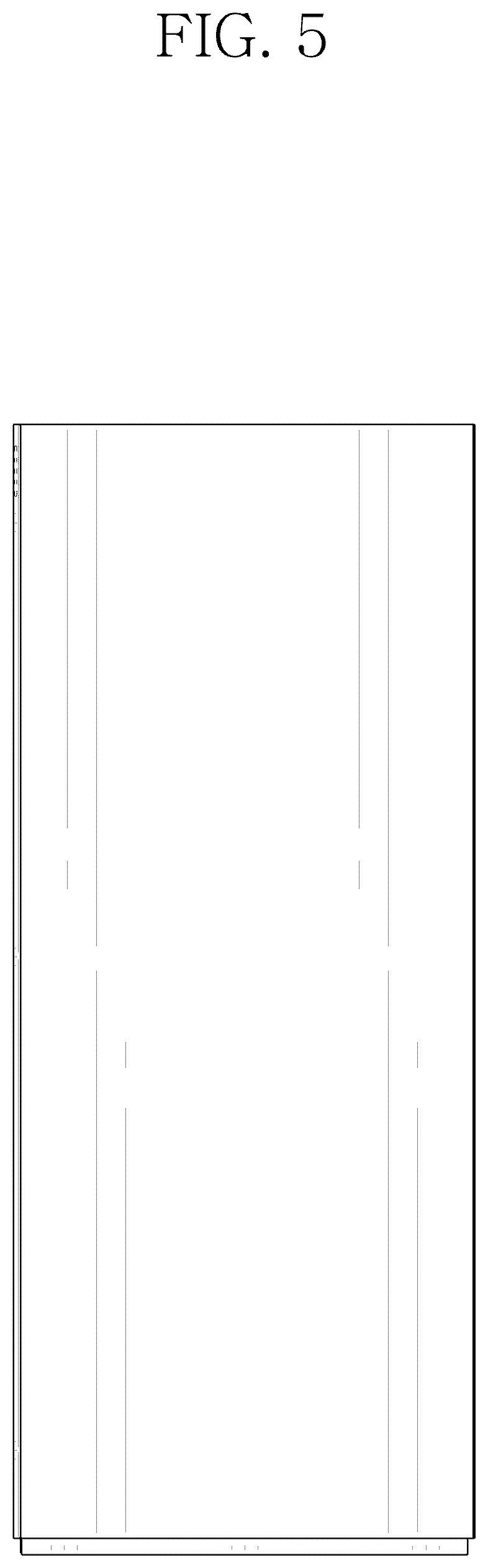 Patent USD1125290 Figure 5 – Refrigerator