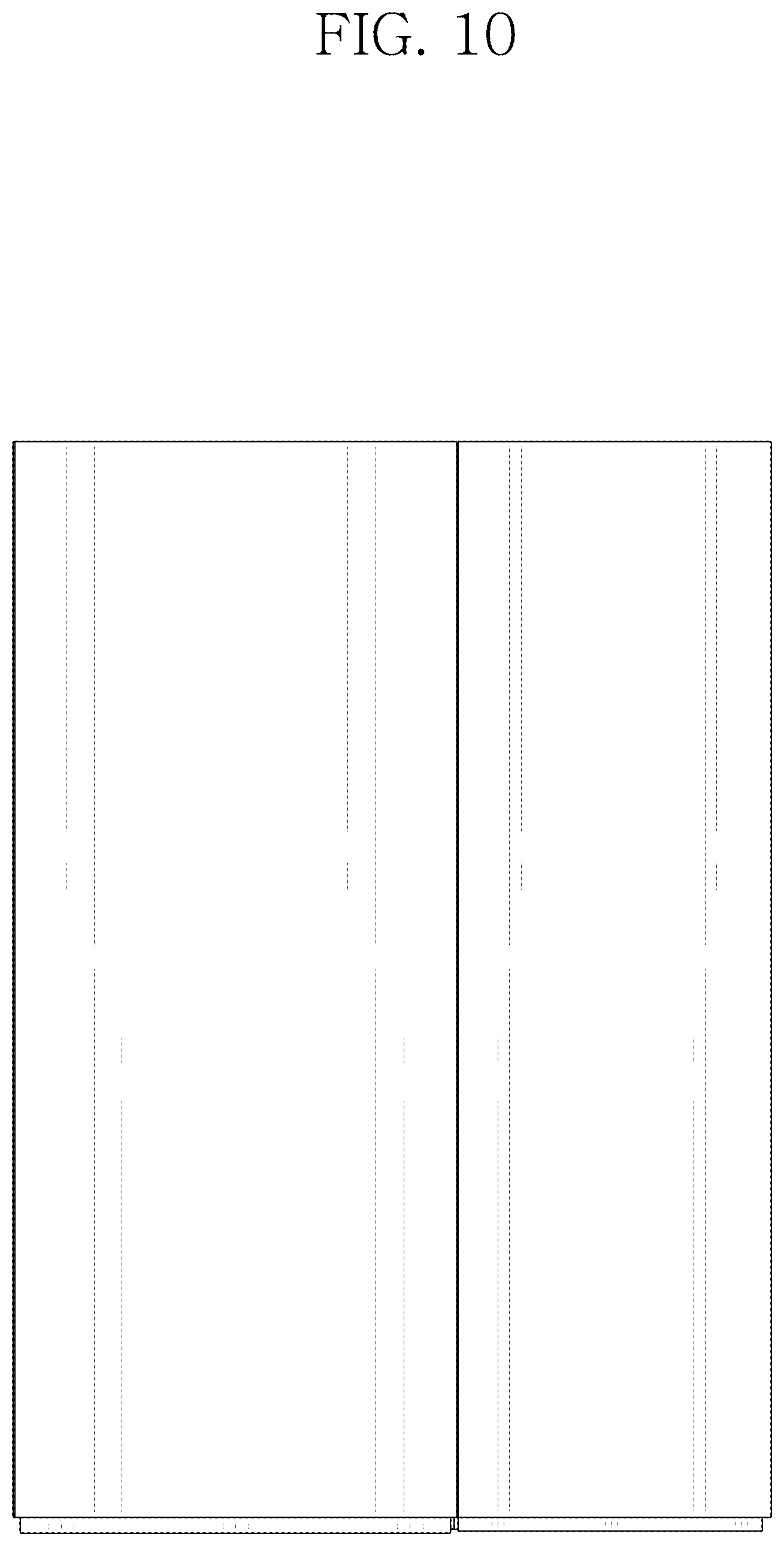 Patent USD1125290 Figure 10 – Refrigerator