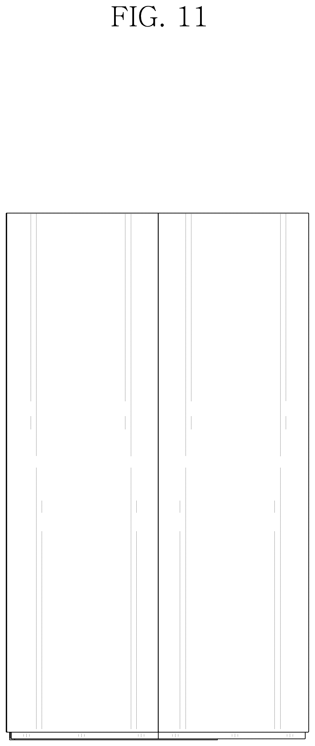 Patent USD1125290 Figure 11 – Refrigerator