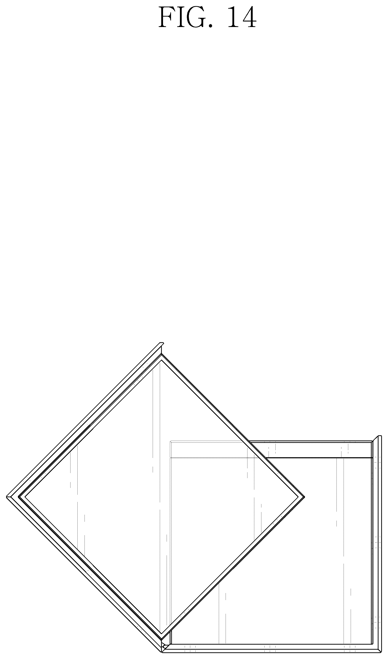 Patent USD1125290 Figure 14 – Refrigerator