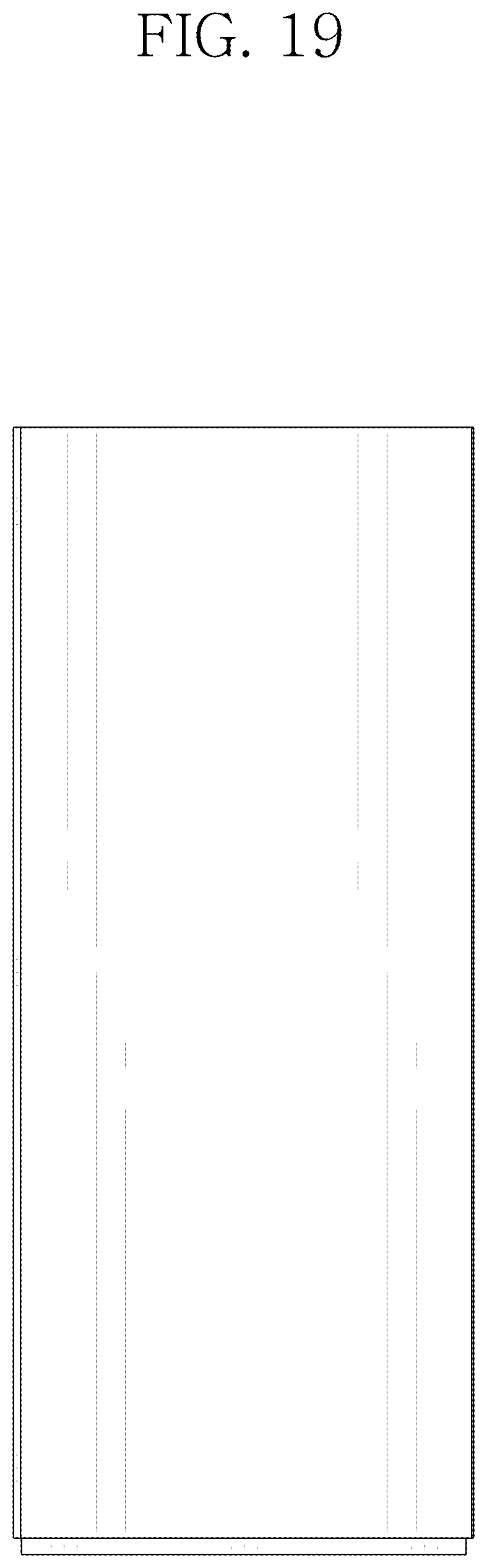 Patent USD1125290 Figure 19 – Refrigerator