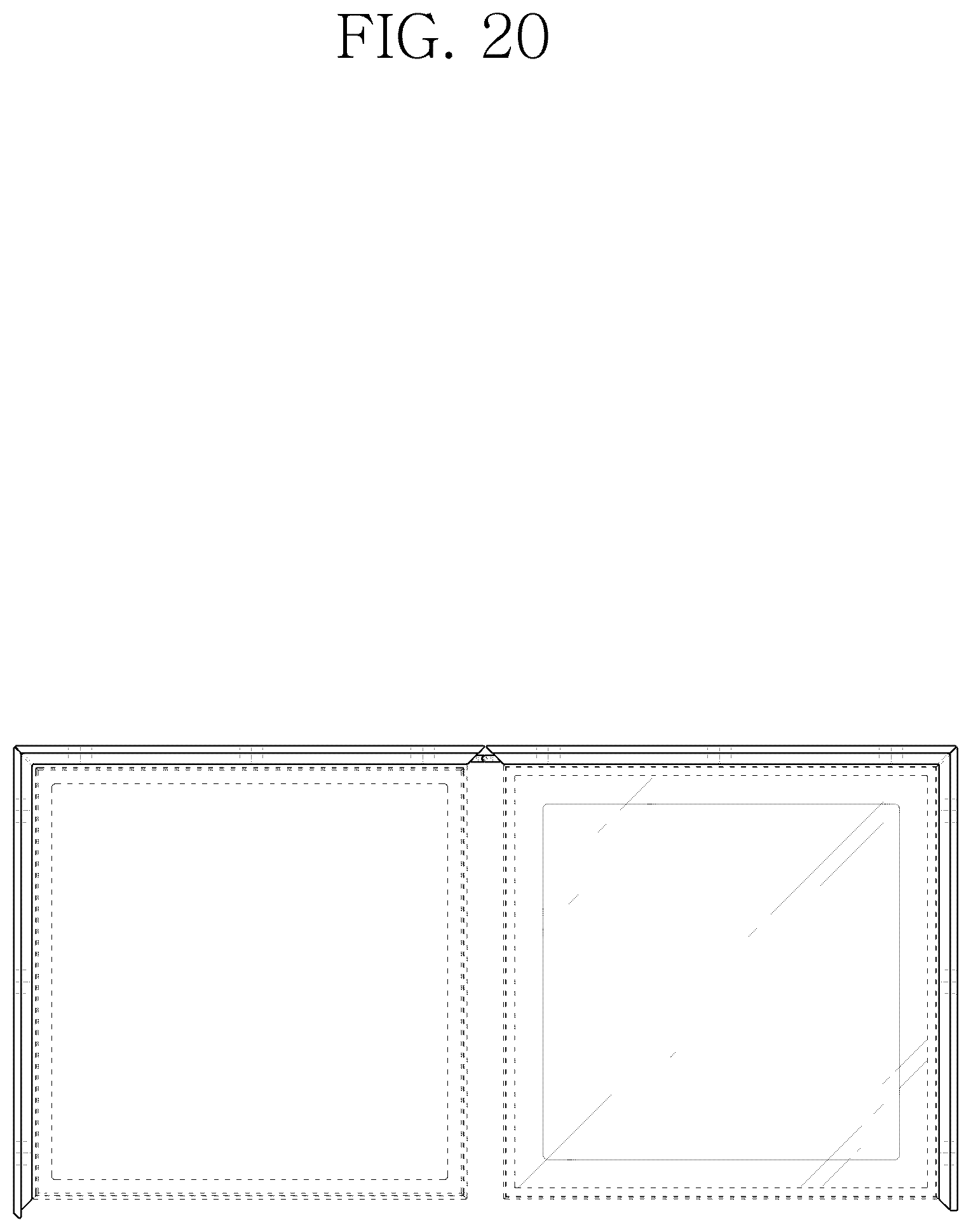 Patent USD1125290 Figure 20 – Refrigerator