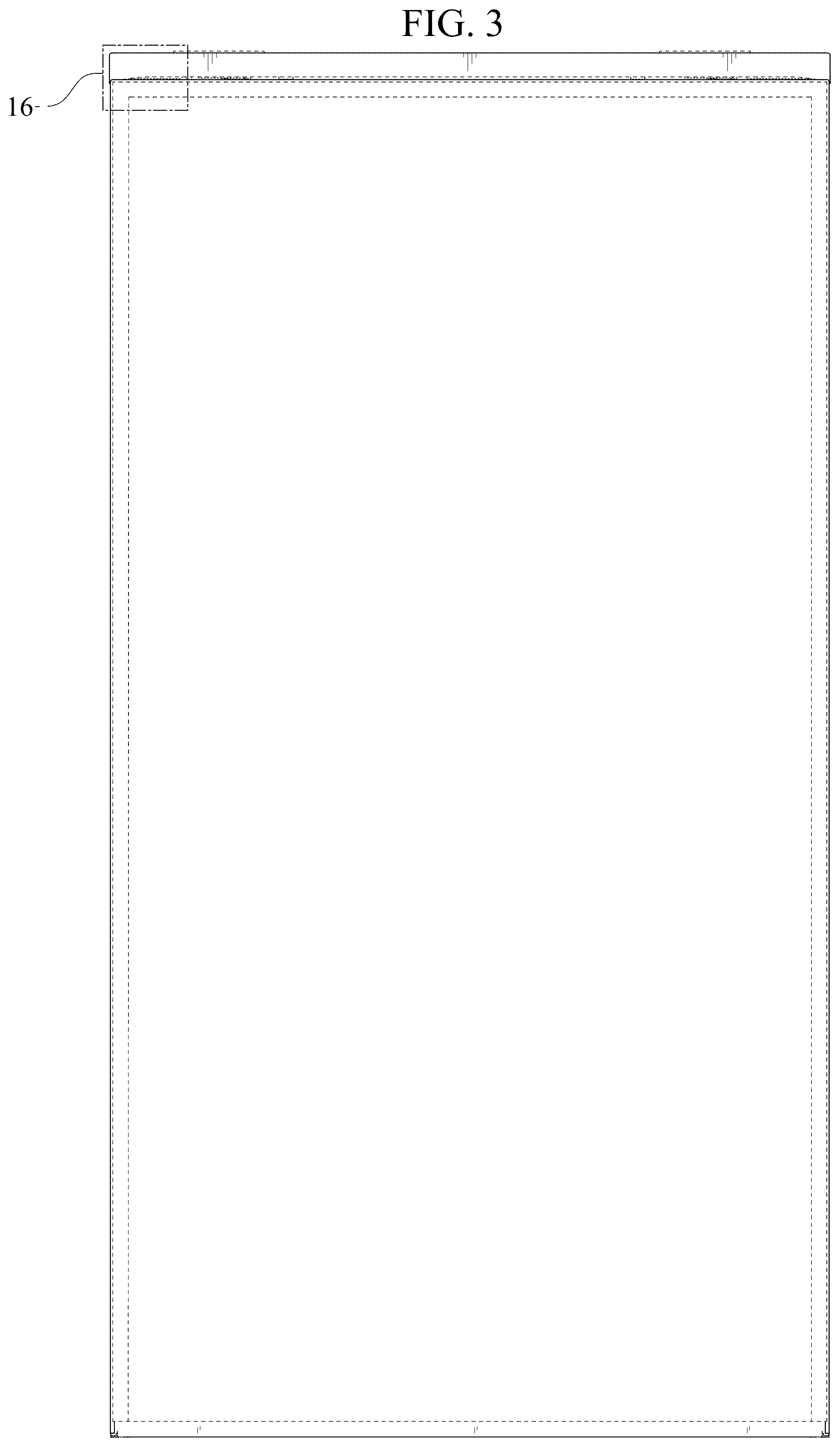 Patent USD1125291 Figure 3 – Refrigerator