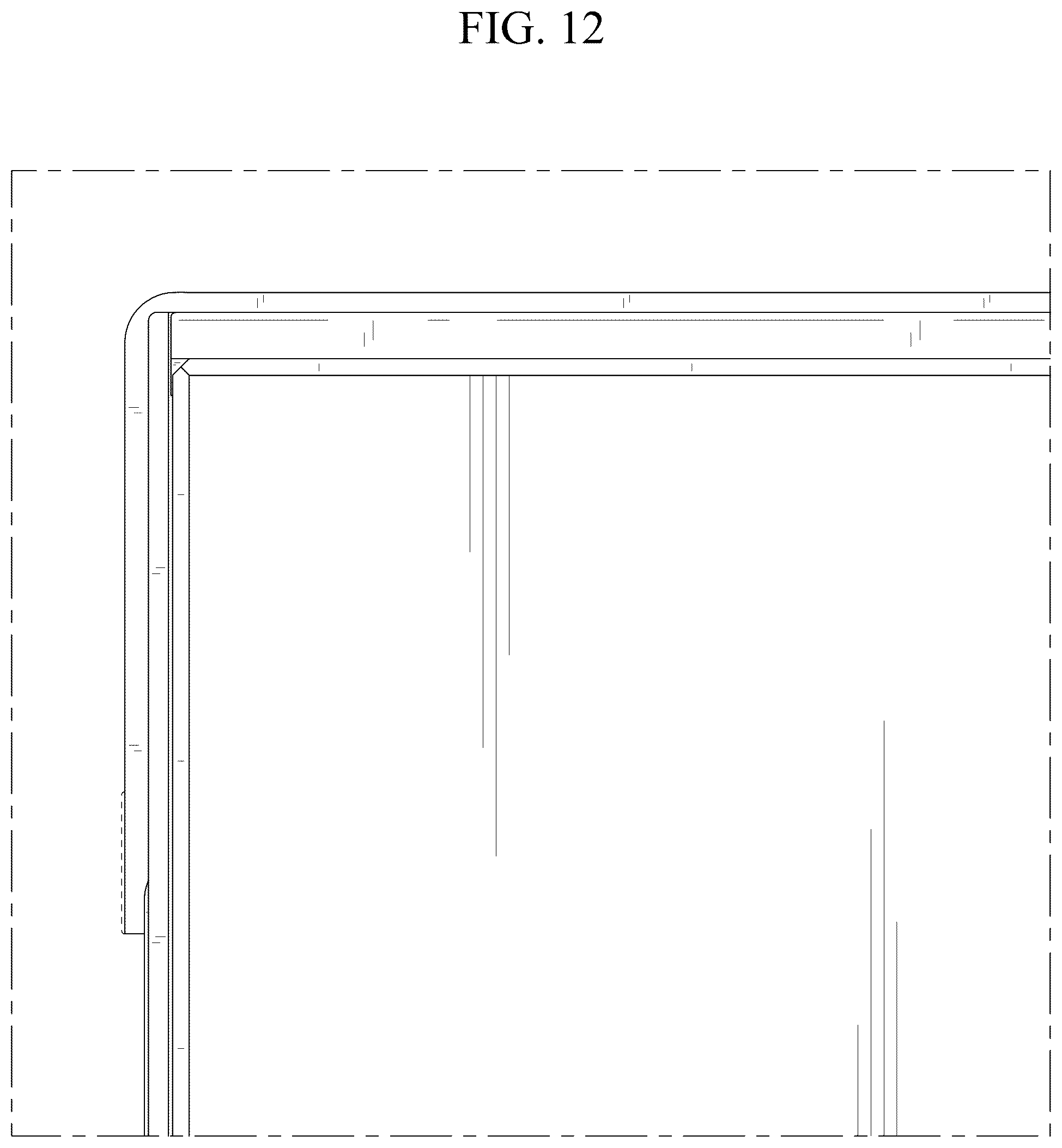 Patent USD1125291 Figure 12 – Refrigerator