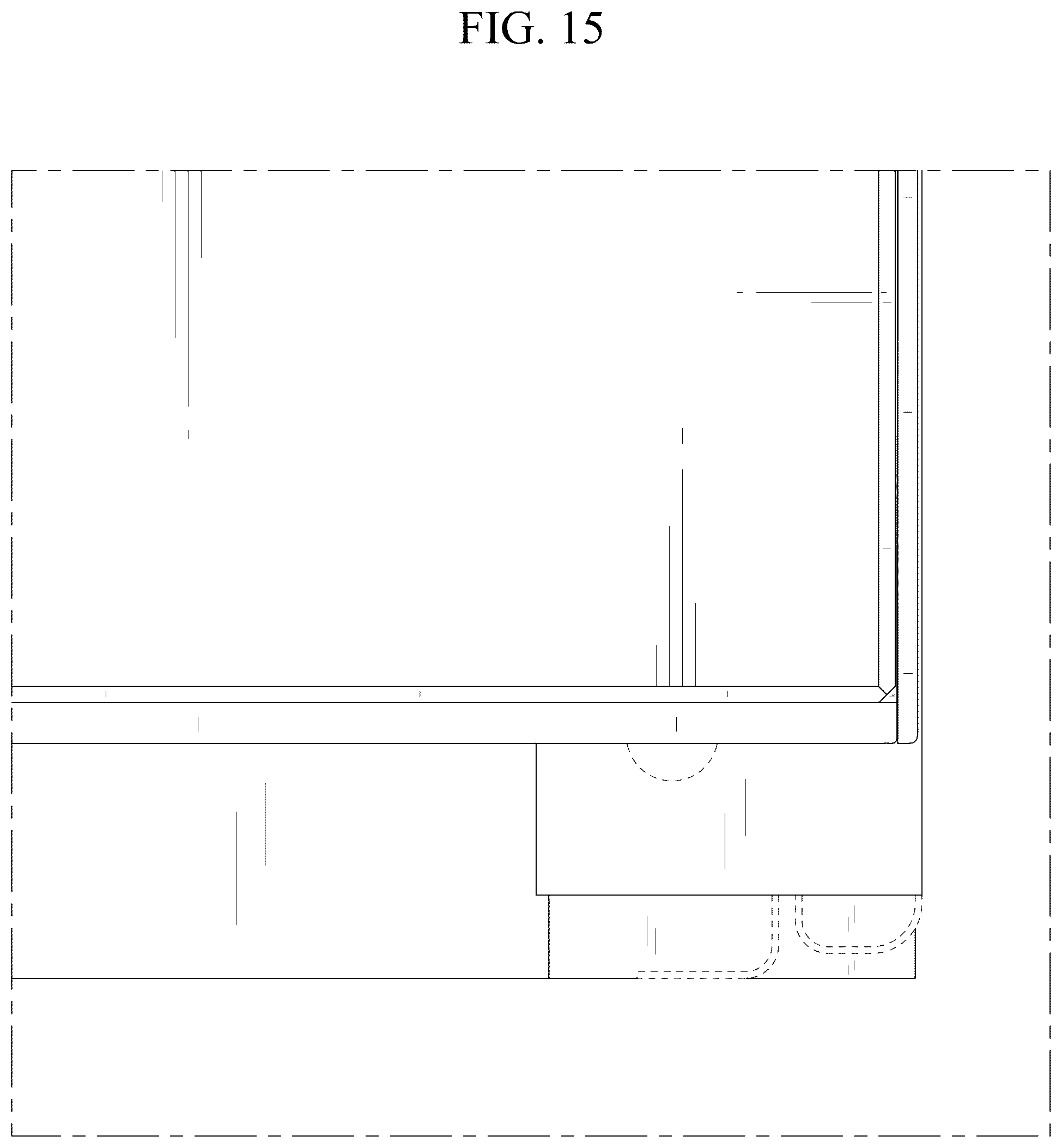 Patent USD1125291 Figure 15 – Refrigerator