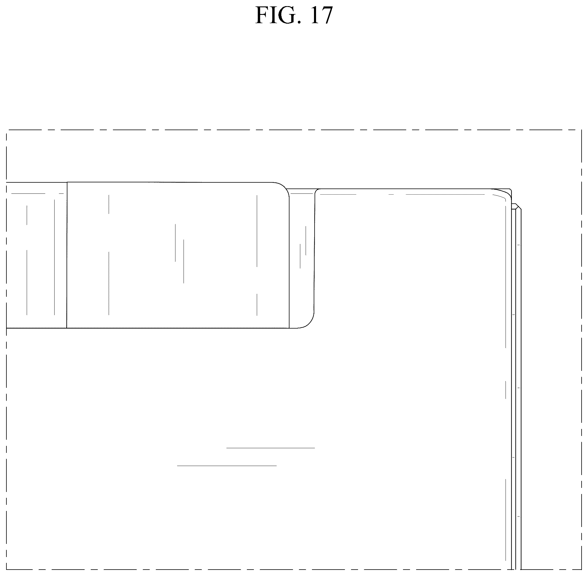 Patent USD1125291 Figure 17 – Refrigerator