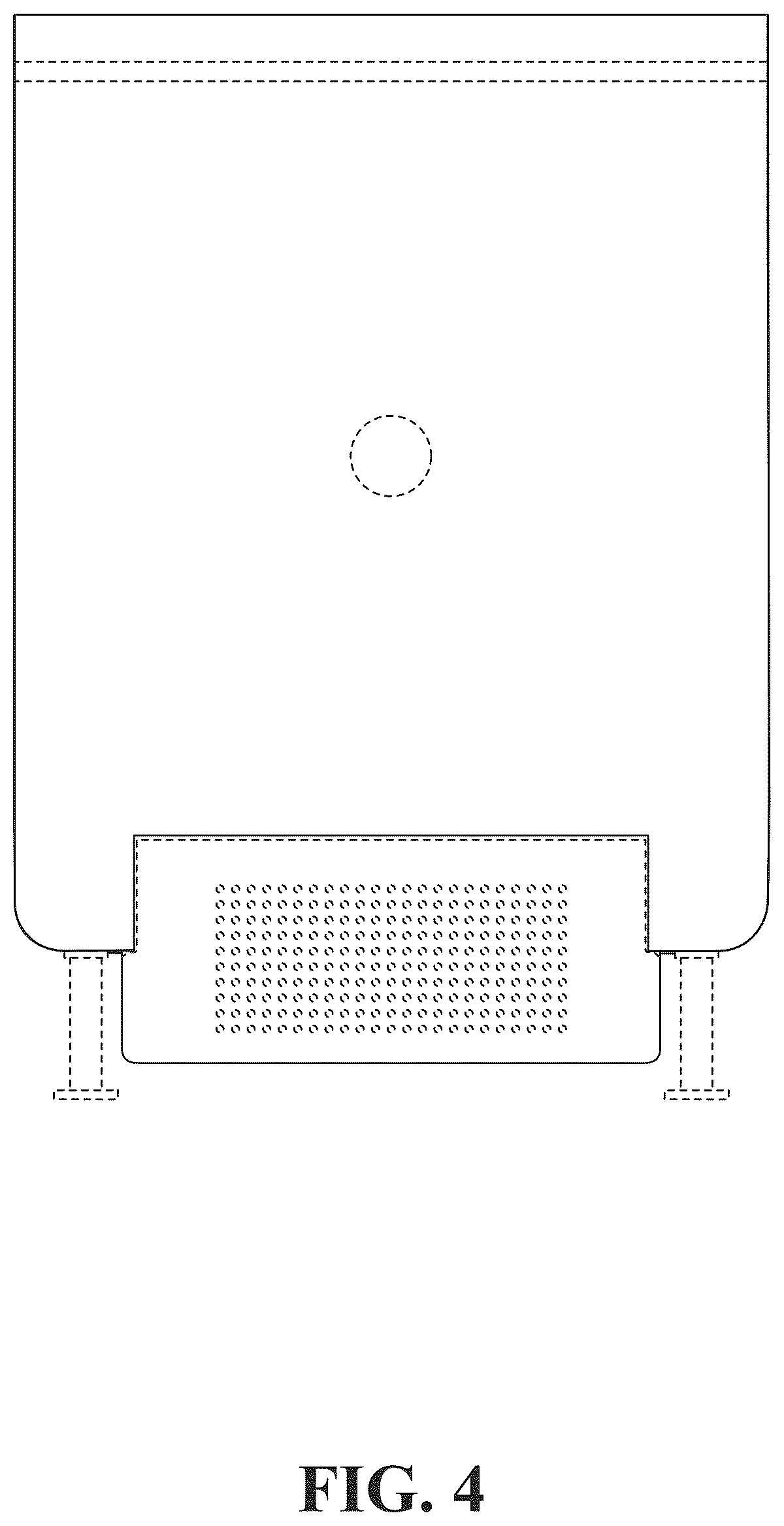 Patent USD1125292 Figure 4 – Refrigerator