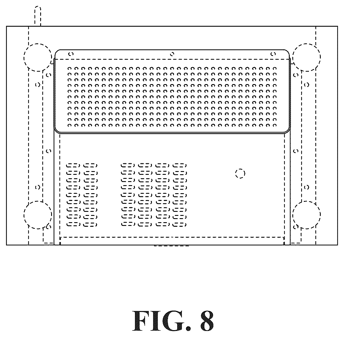 Patent USD1125292 Figure 8 – Refrigerator