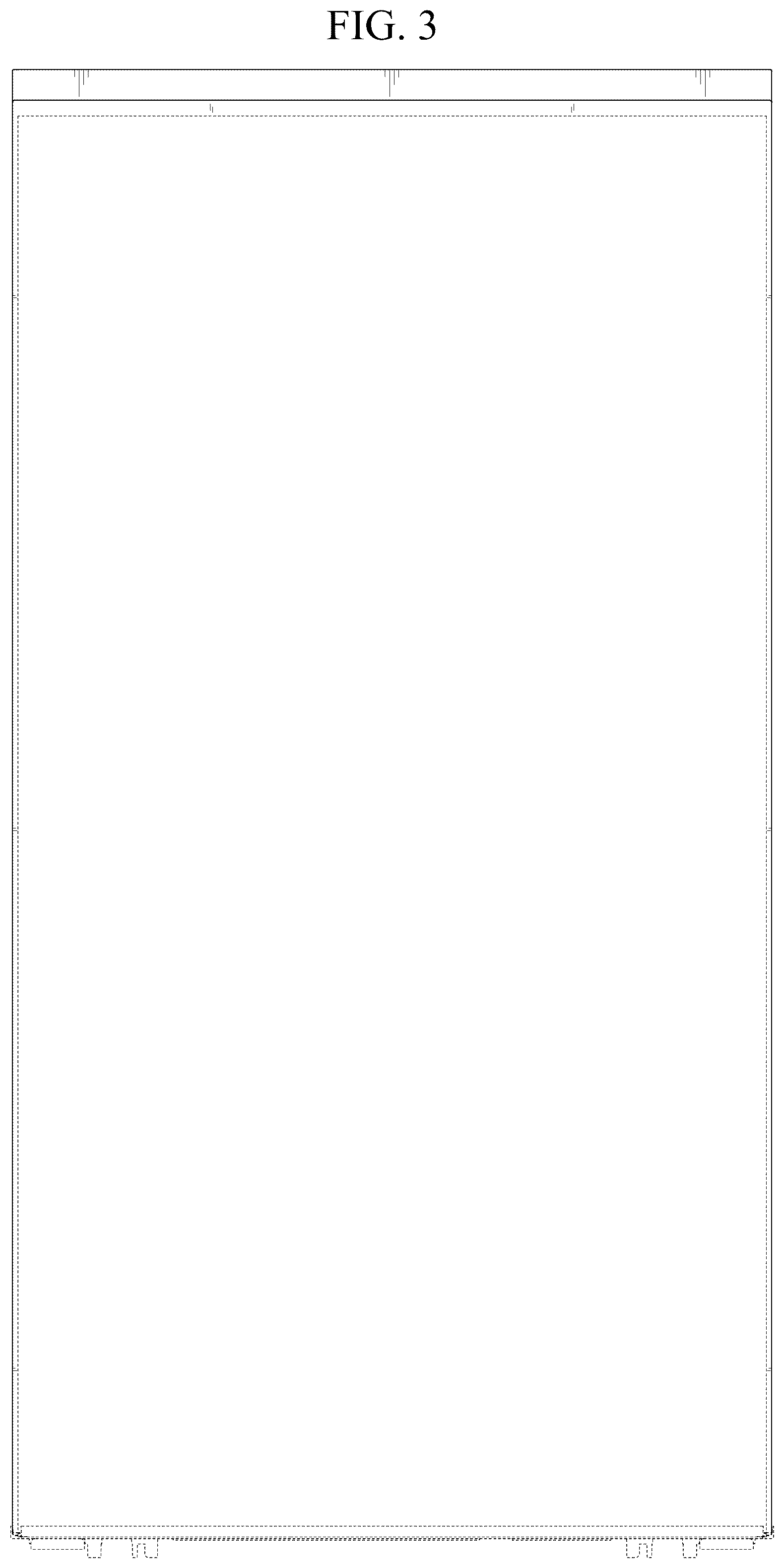 Patent USD1125294 Figure 3 – Refrigerator