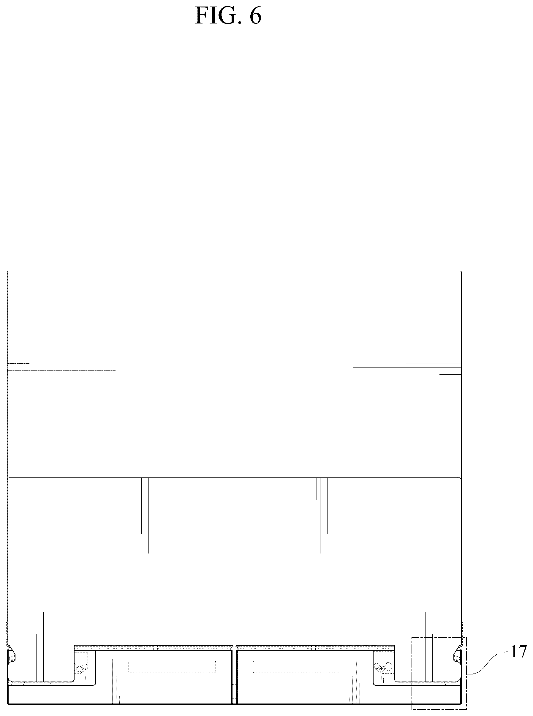 Patent USD1125294 Figure 6 – Refrigerator