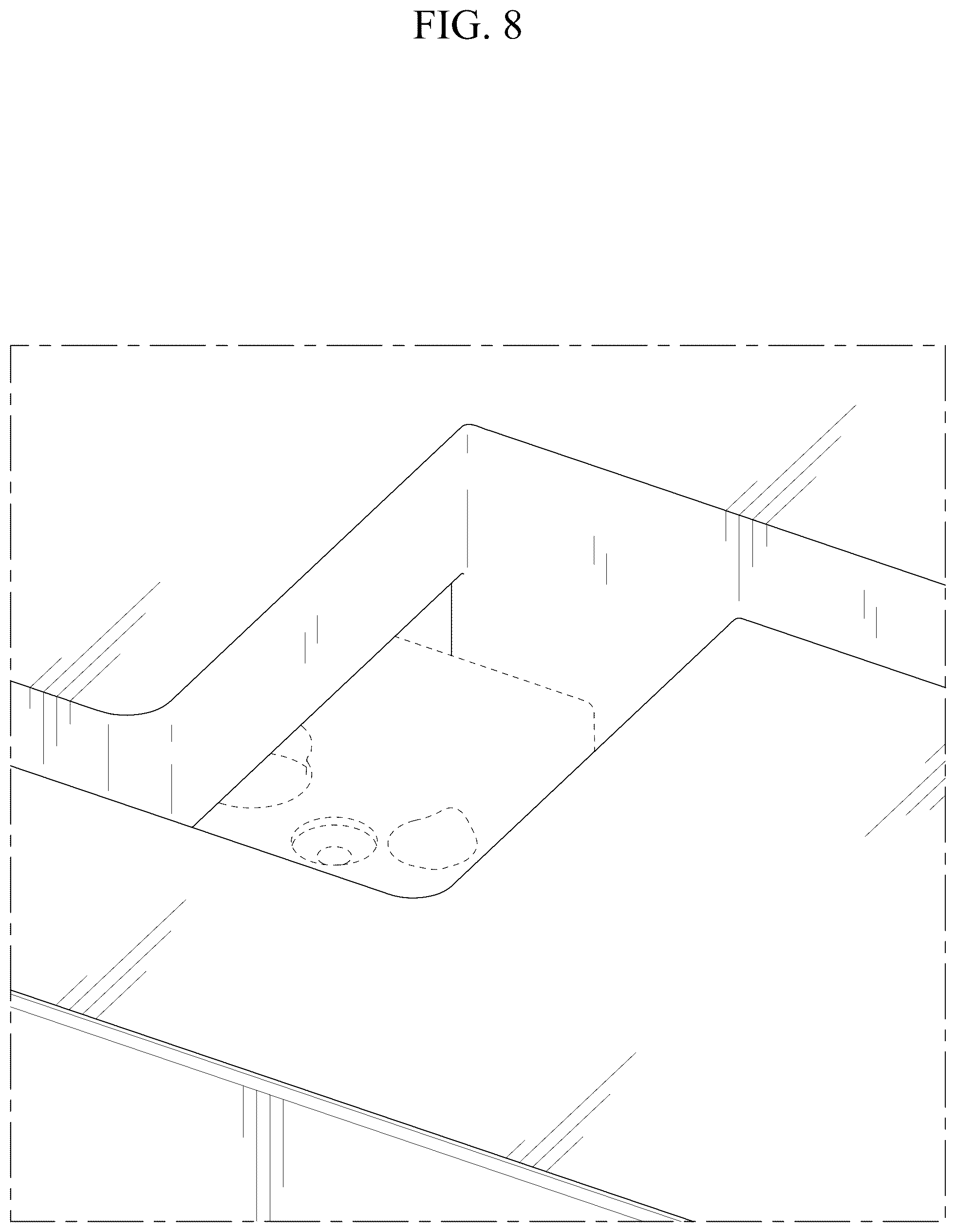 Patent USD1125294 Figure 8 – Refrigerator
