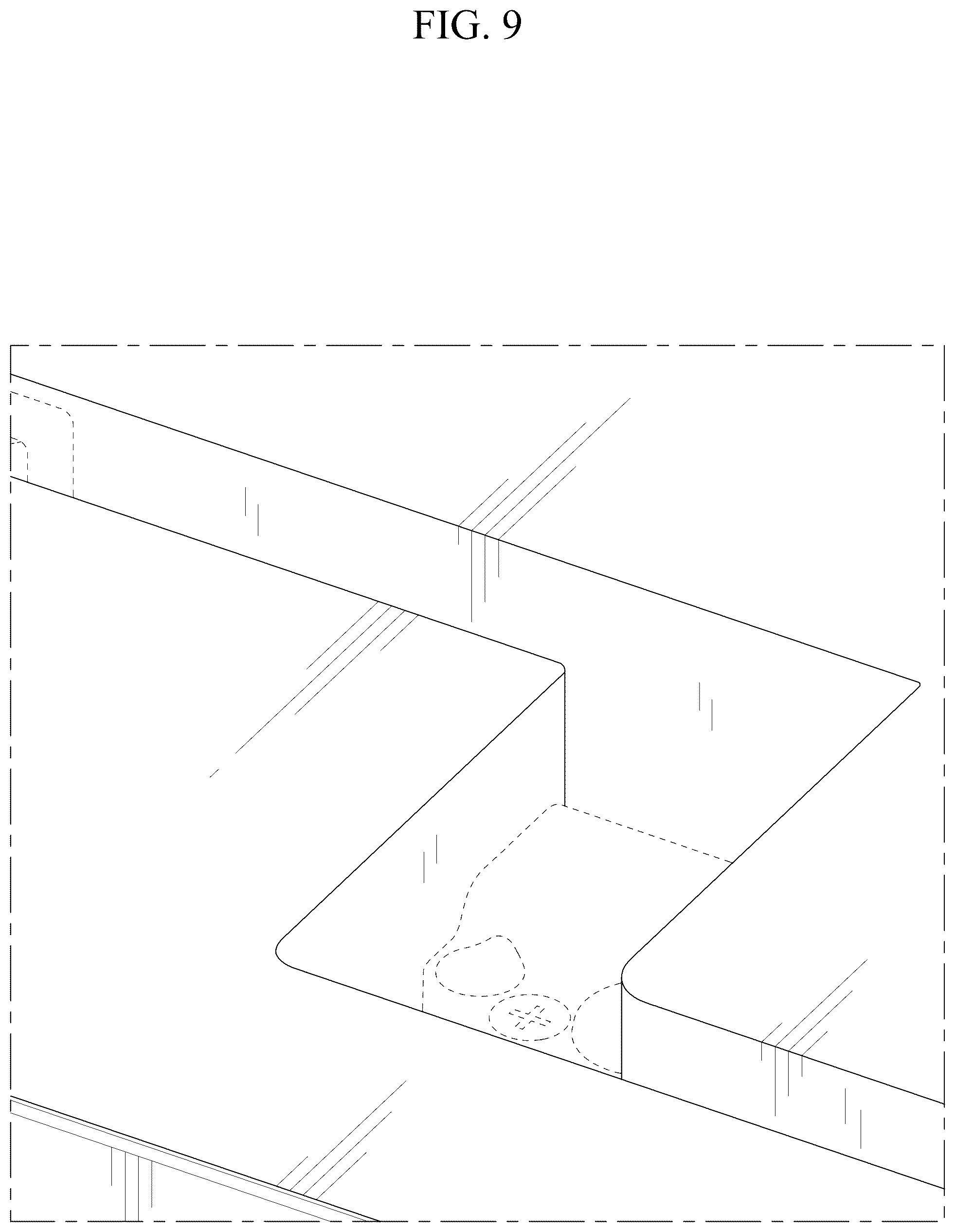 Patent USD1125294 Figure 9 – Refrigerator