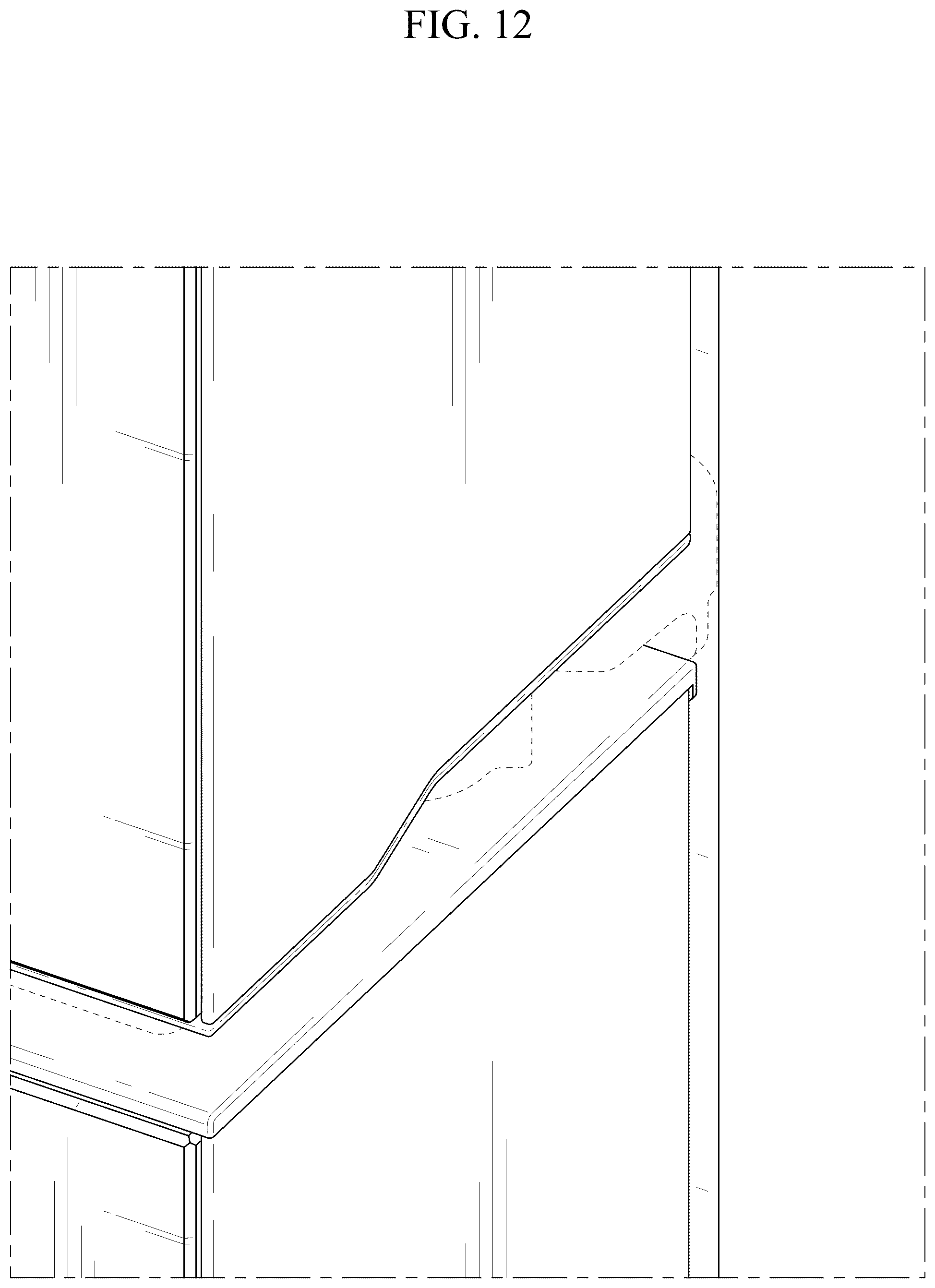 Patent USD1125294 Figure 12 – Refrigerator