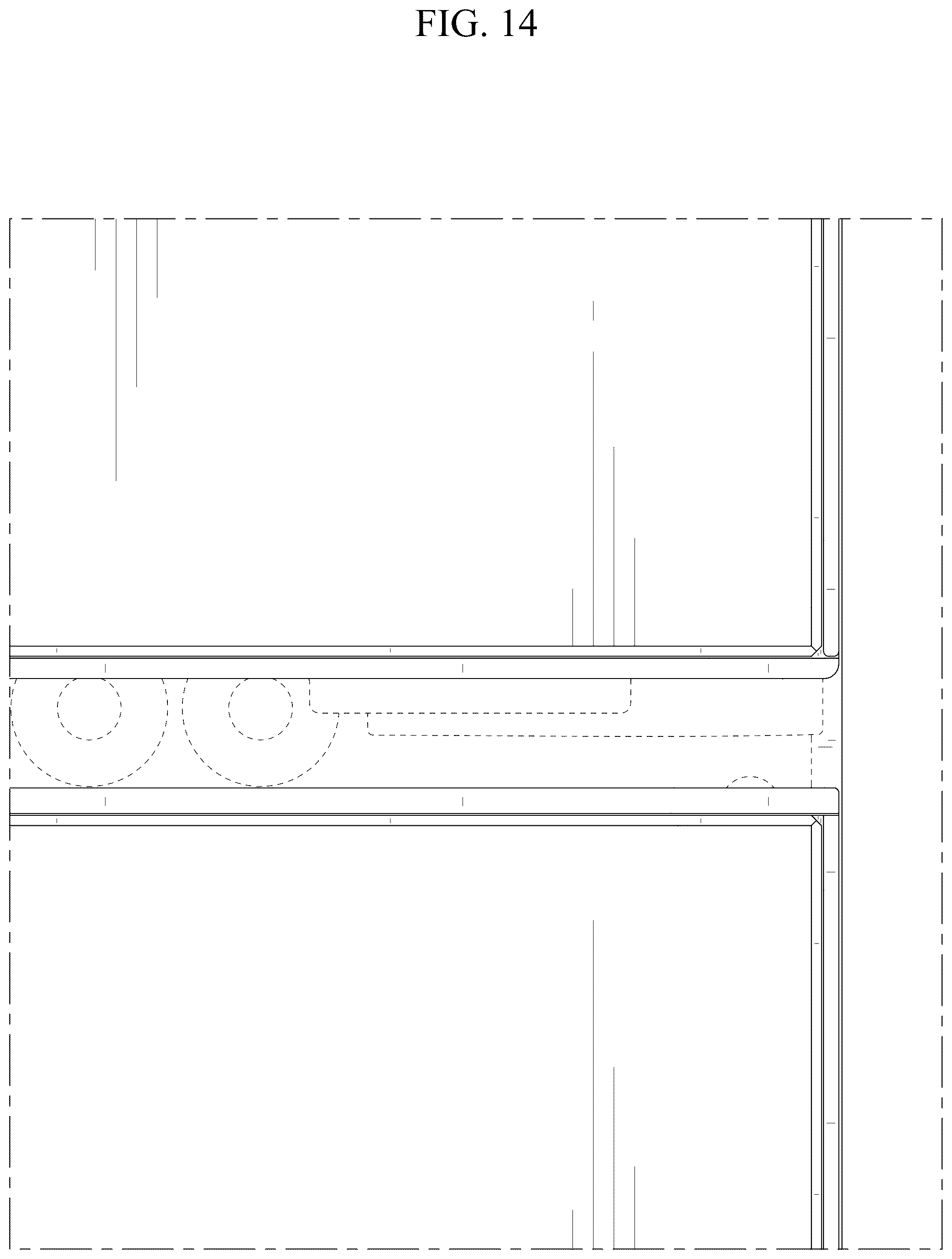 Patent USD1125294 Figure 14 – Refrigerator