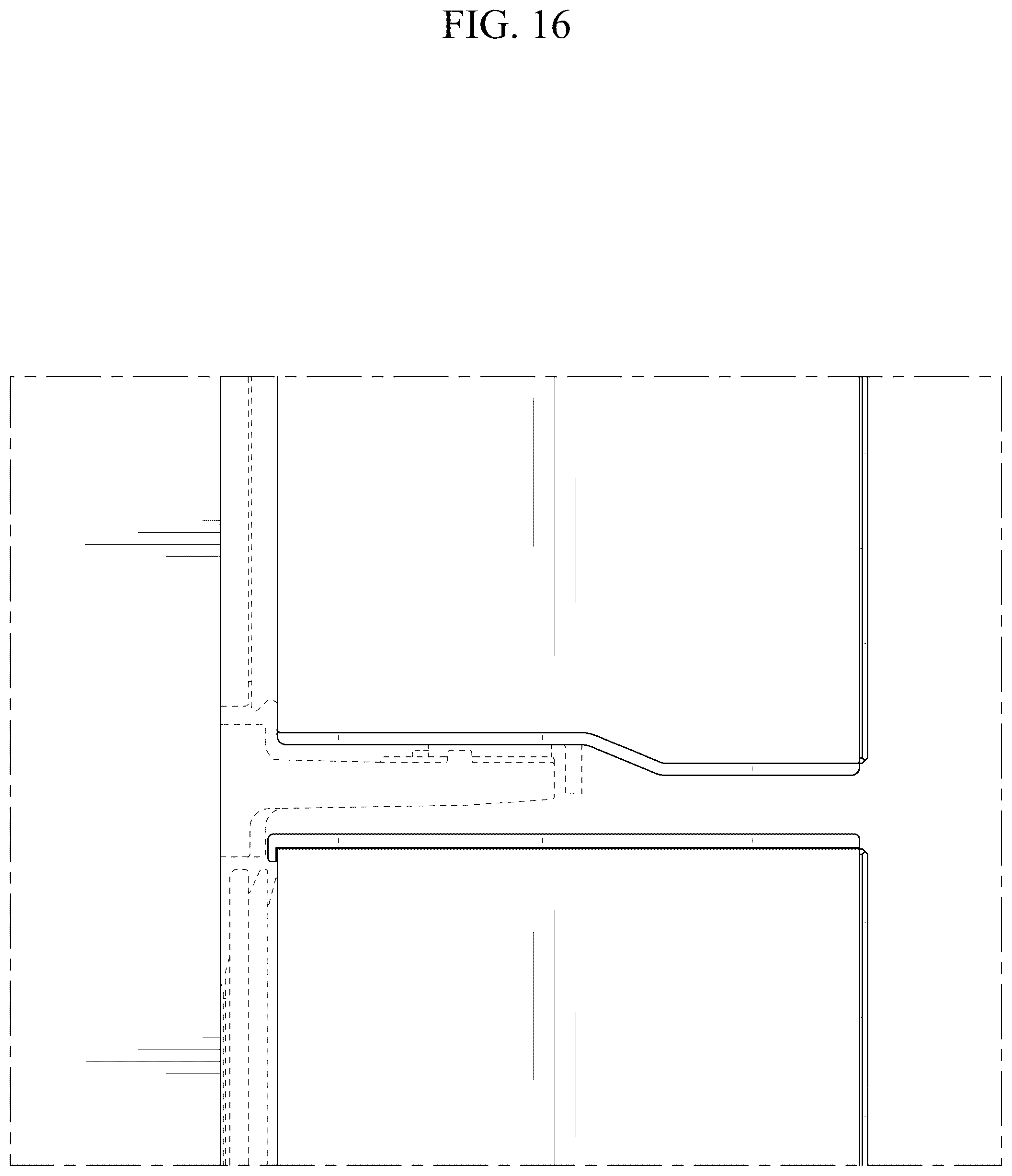 Patent USD1125294 Figure 16 – Refrigerator
