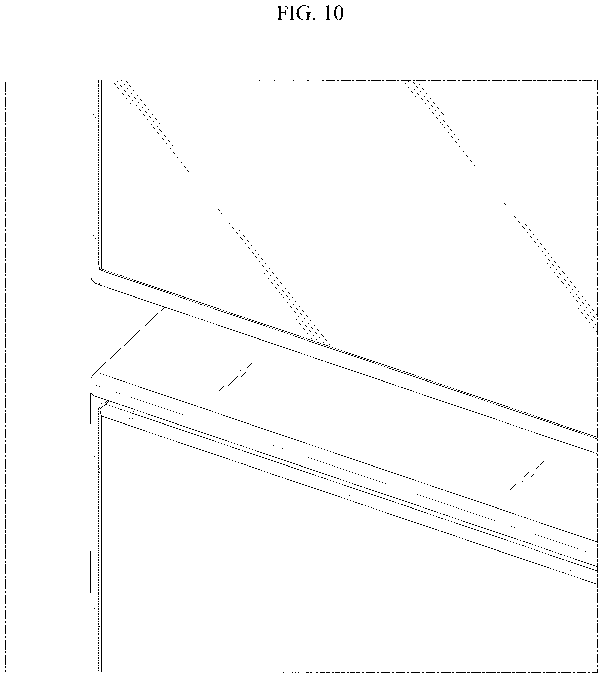 Patent USD1125295 Figure 10 – Refrigerator