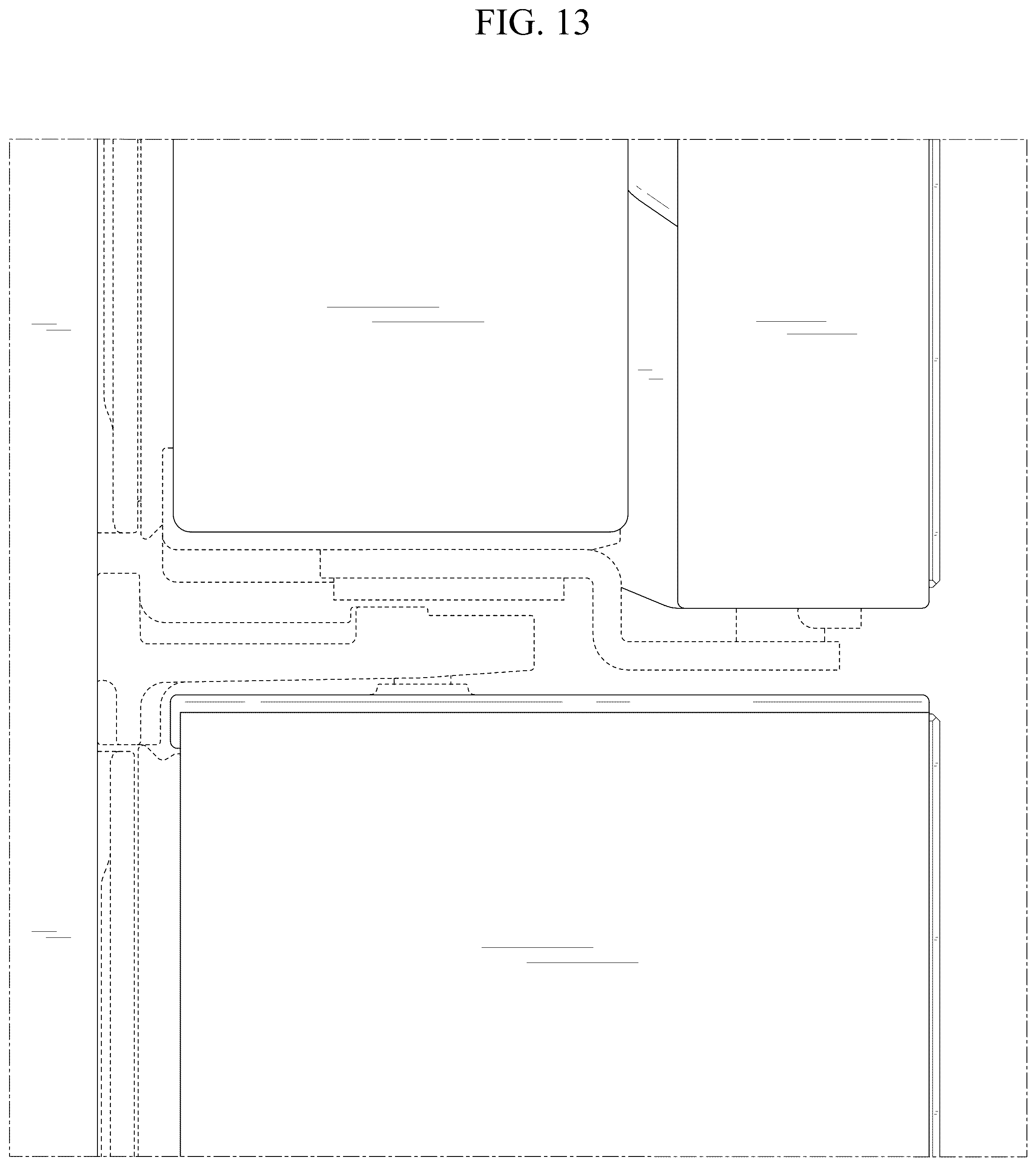 Patent USD1125295 Figure 13 – Refrigerator